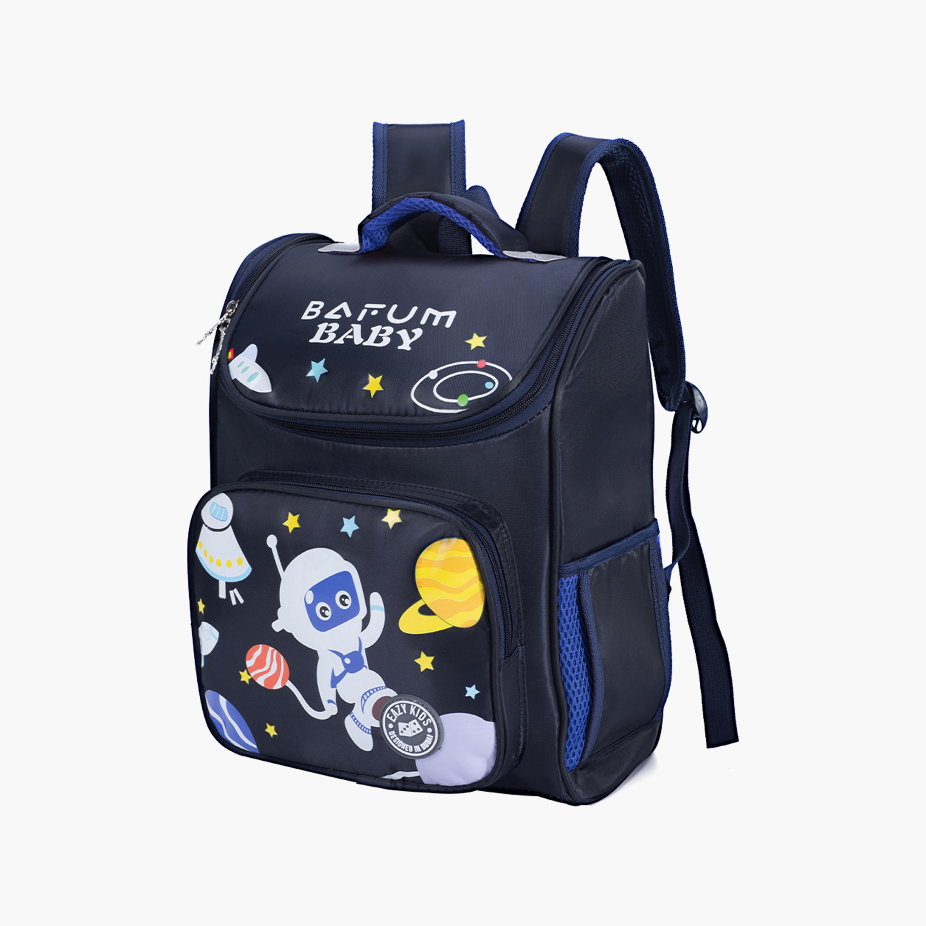 حقيبة المدرسة رائد الفضاء من إيزي كيدز - أزرق-school-bagsandbackpacks-backpacks-image-3