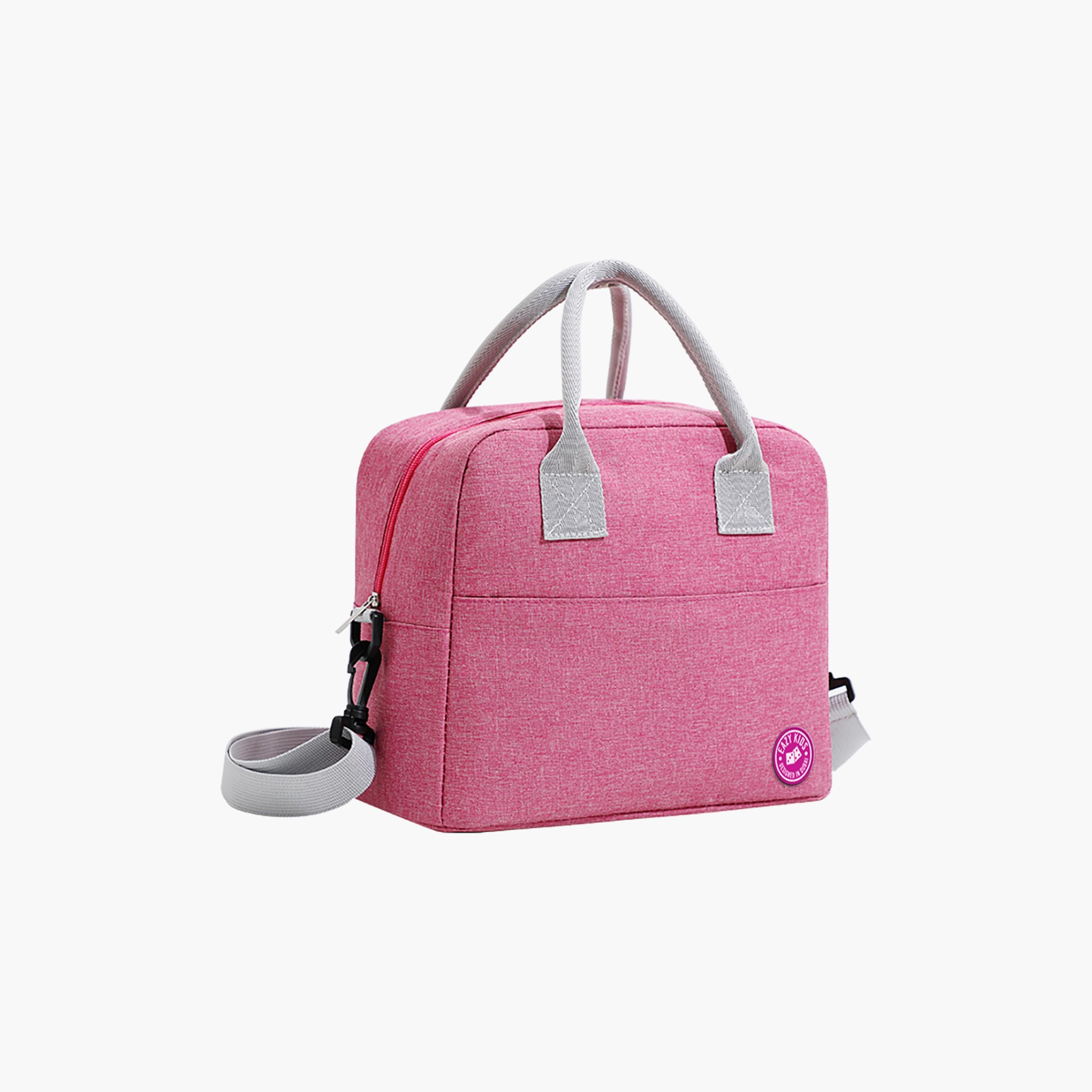 Eazy Kids Insulated Lunch Bag- Pink-school-lunchessentials-lunchbags-image-1