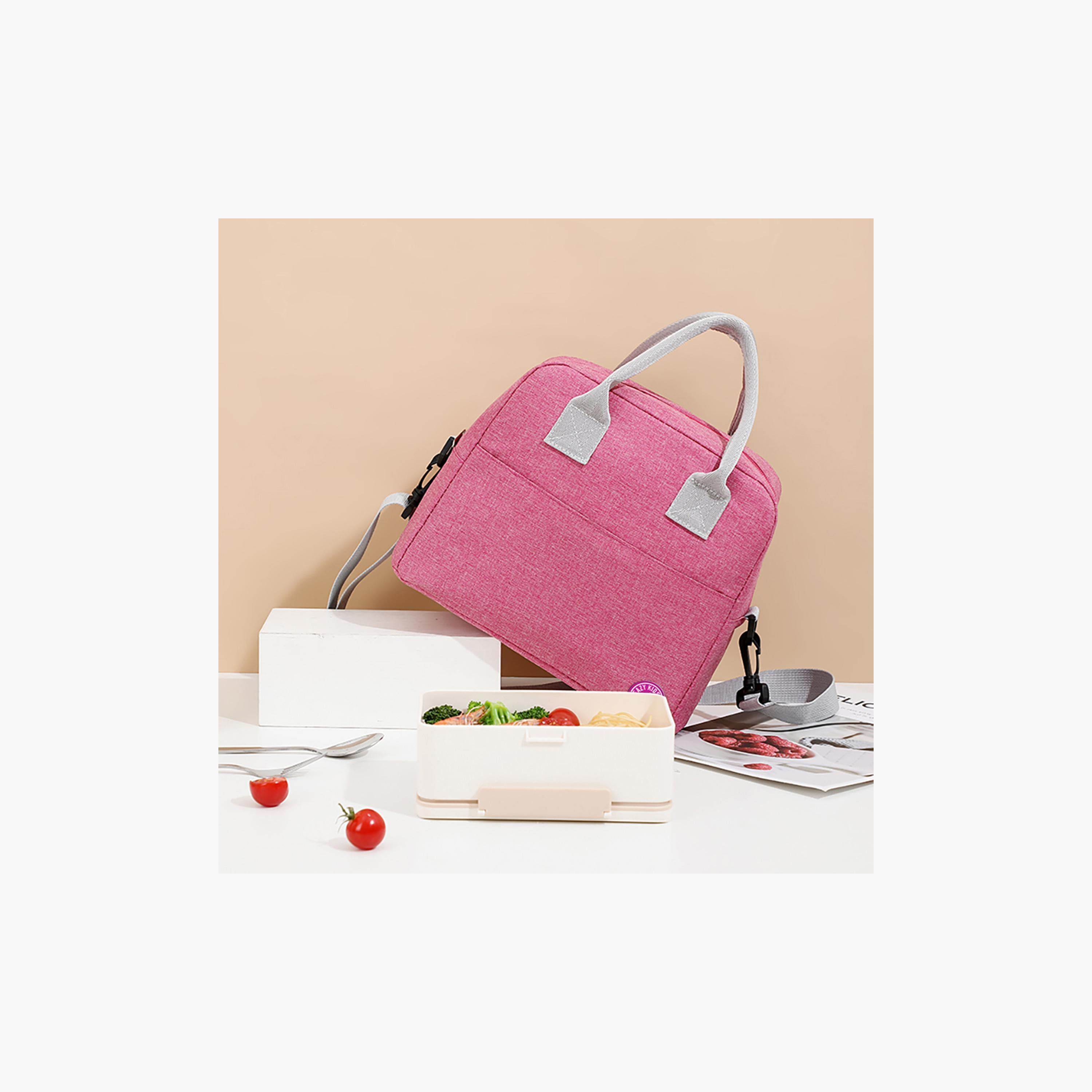 Eazy Kids Insulated Lunch Bag- Pink-school-lunchessentials-lunchbags-image-2
