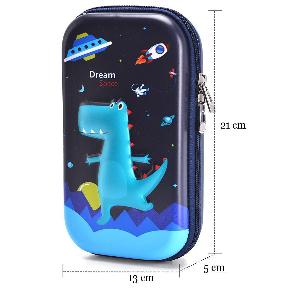 Eazy Kids Dinosaur XL Pencil Case-Blue-school-stationery-pencilcases-image-6