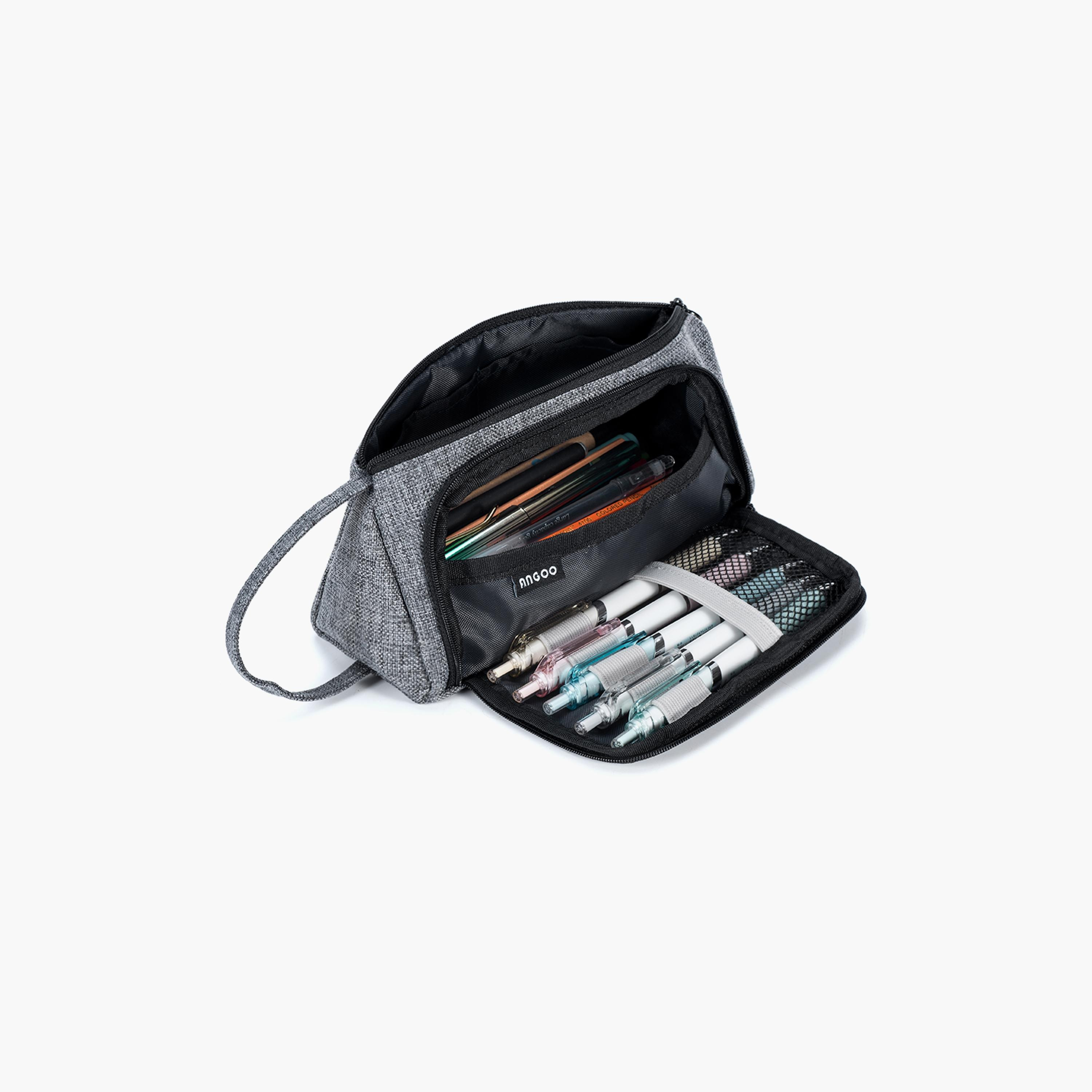 مقلمة من إيزي كيدز - رمادي-school-stationery-pencilcases-image-1