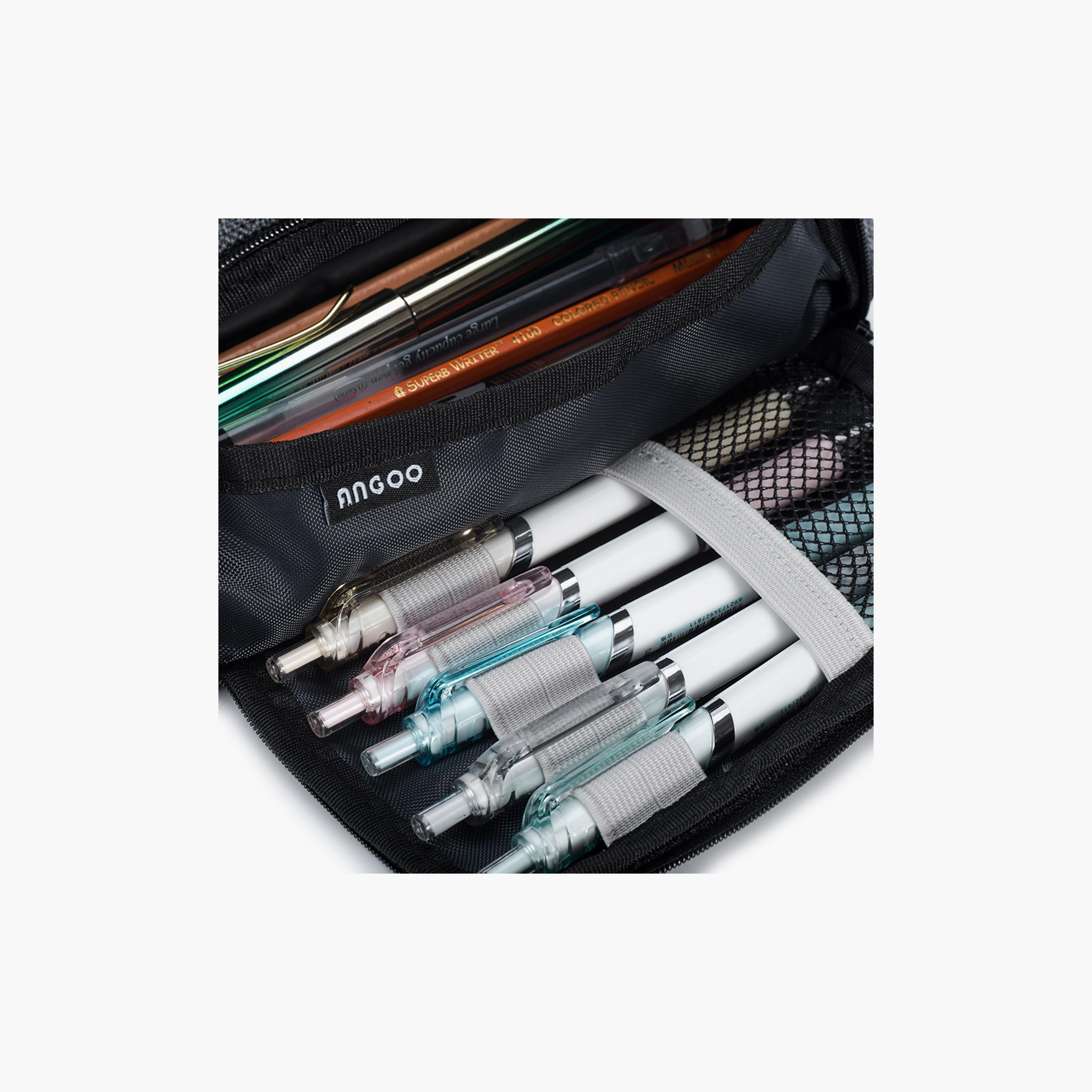 مقلمة من إيزي كيدز - رمادي-school-stationery-pencilcases-image-4