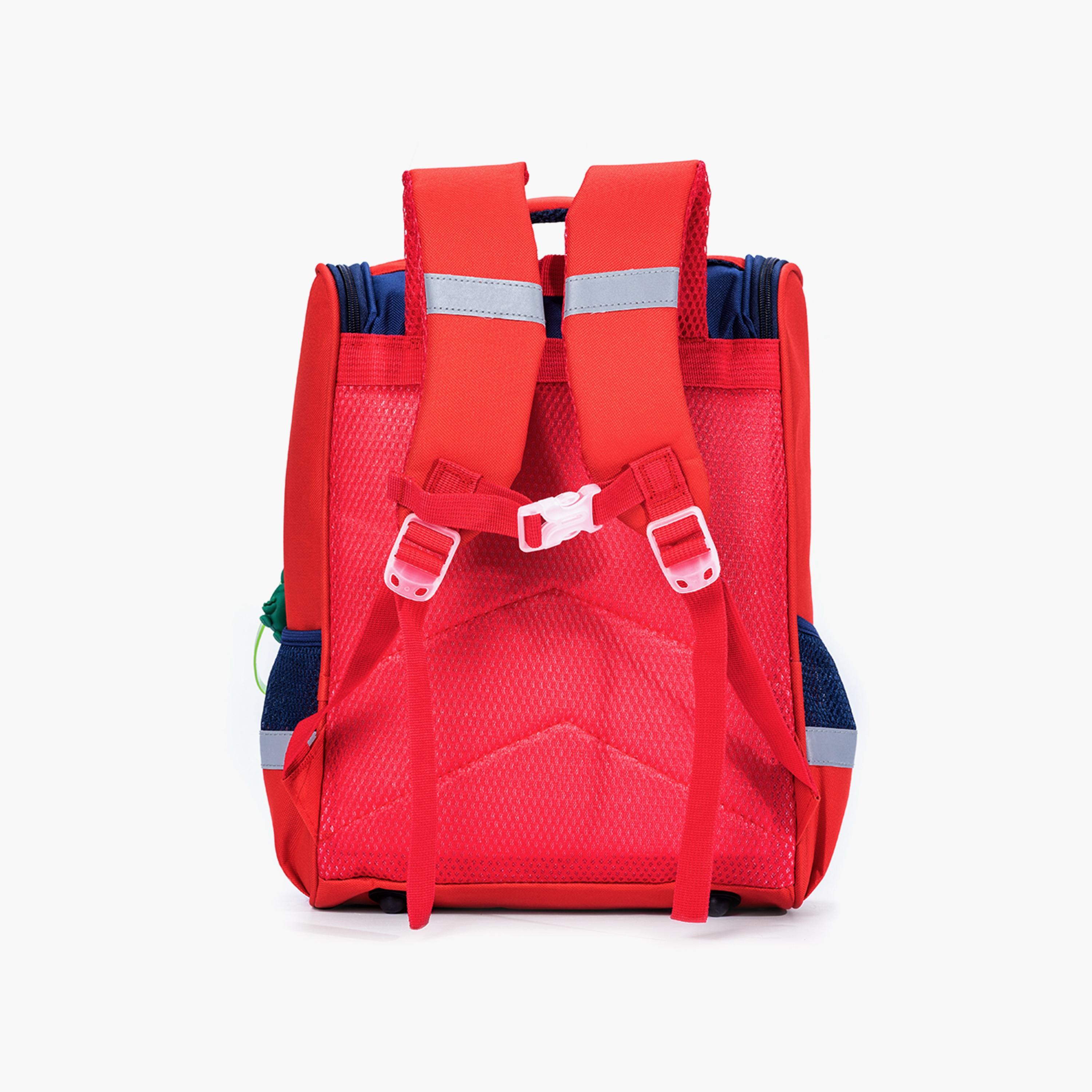 Eazy Kids School Bag Dino In Space - Red-school-bagsandbackpacks-backpacks-image-5