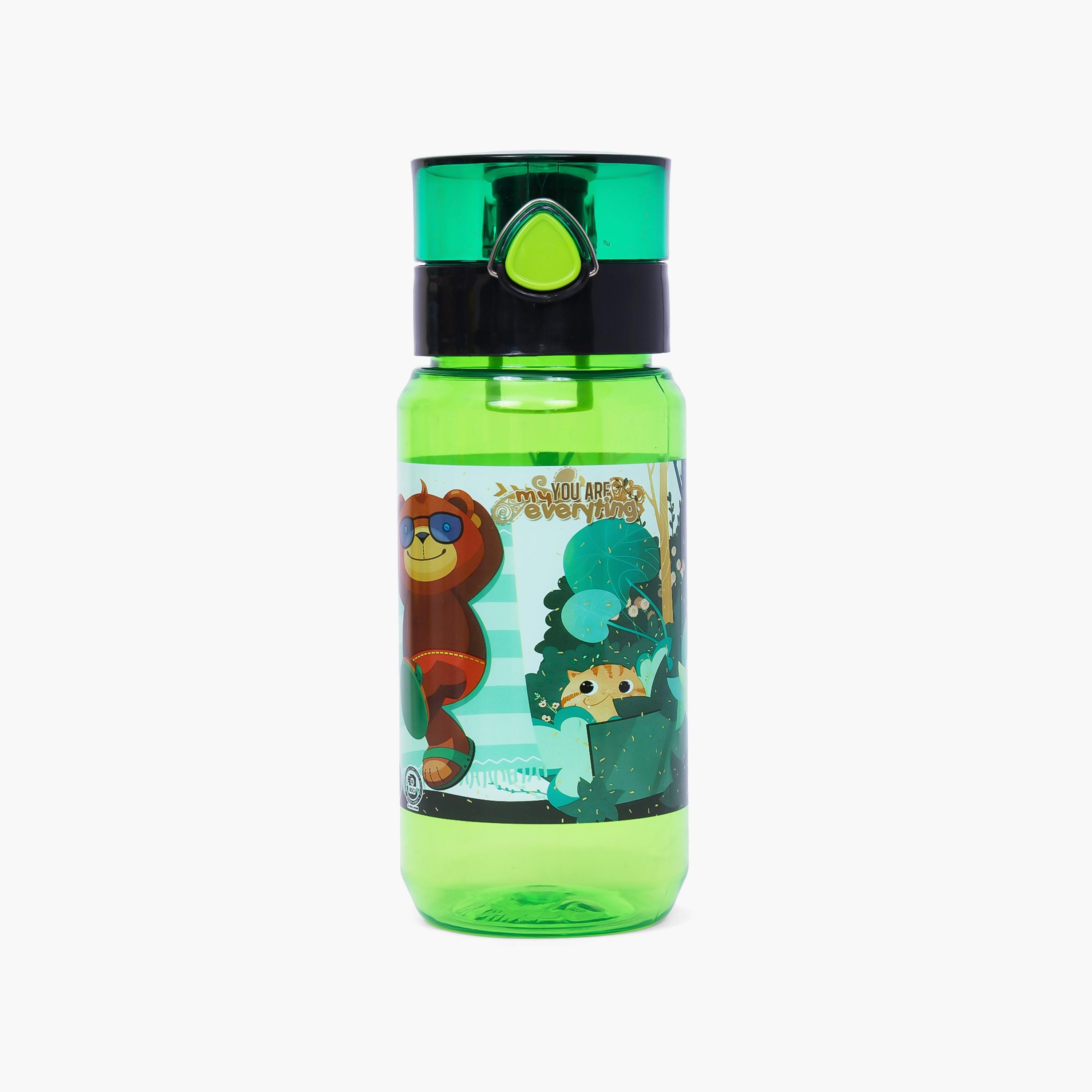 Eazy Kids Water Bottle 500 ML - Green-school-waterbottles-image-1