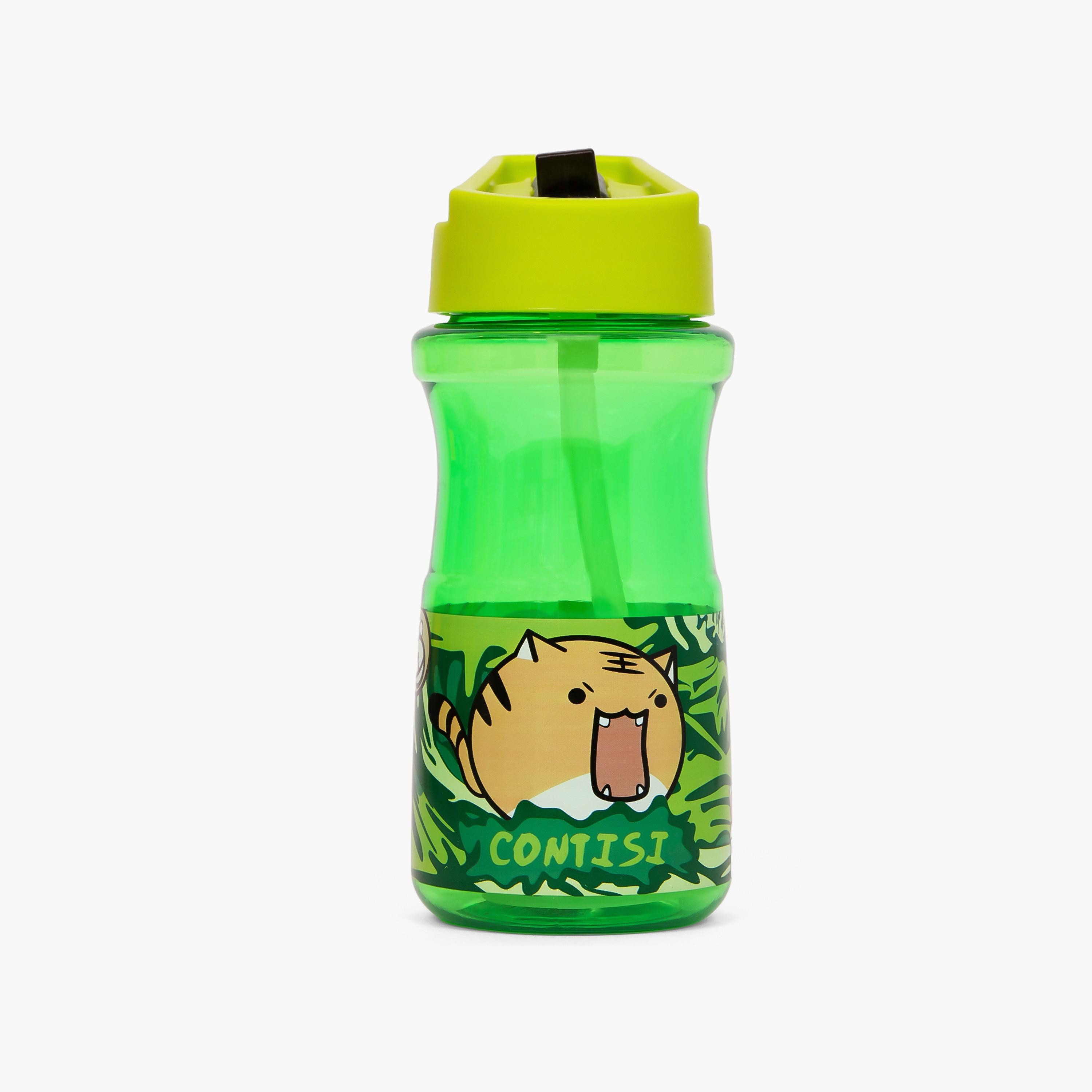 Eazy Kids Water Bottle 500 ML Wt Straw - Green-school-waterbottles-image-1