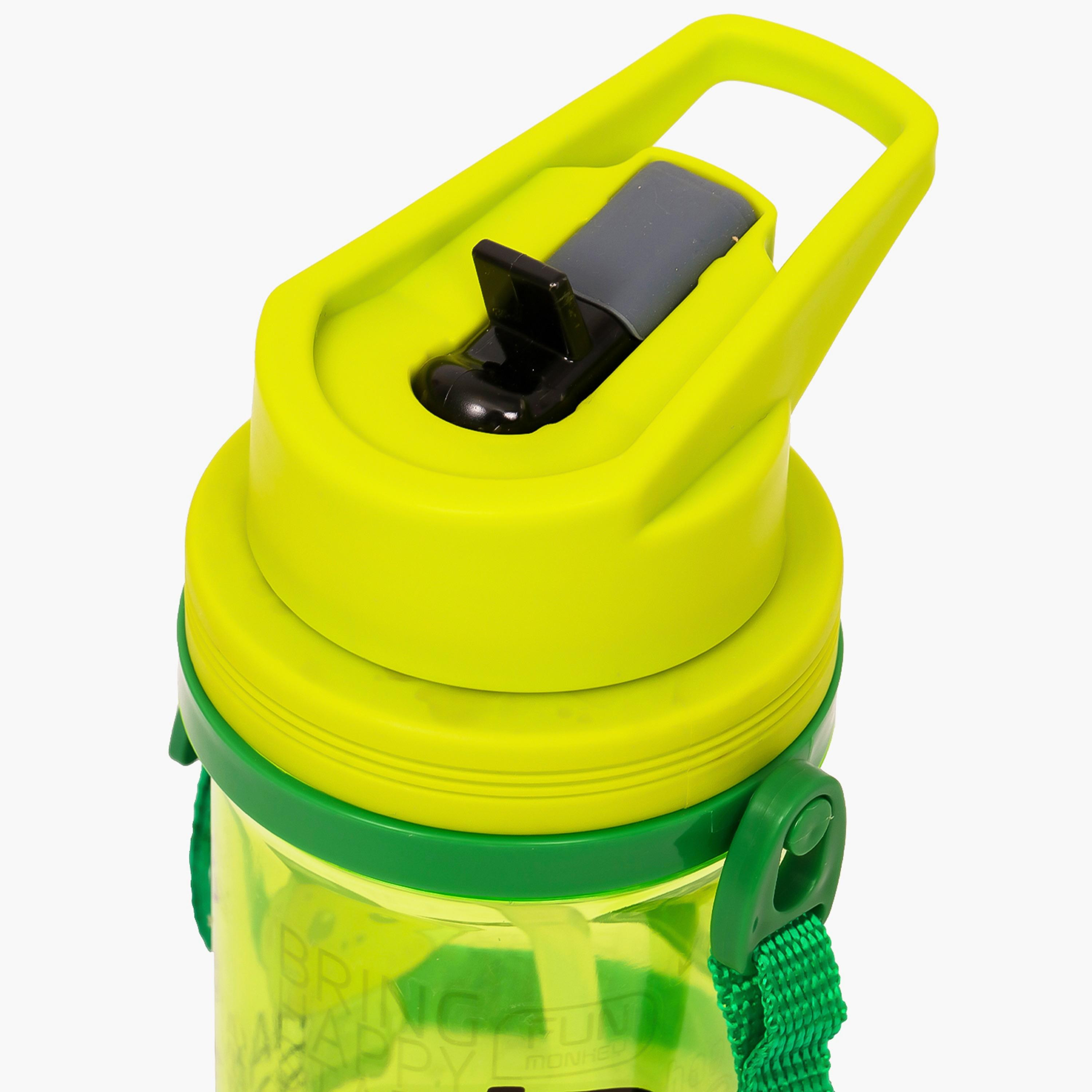 Eazy Kids Water Bottle 500 ML Wt Straw - Green-school-waterbottles-image-3