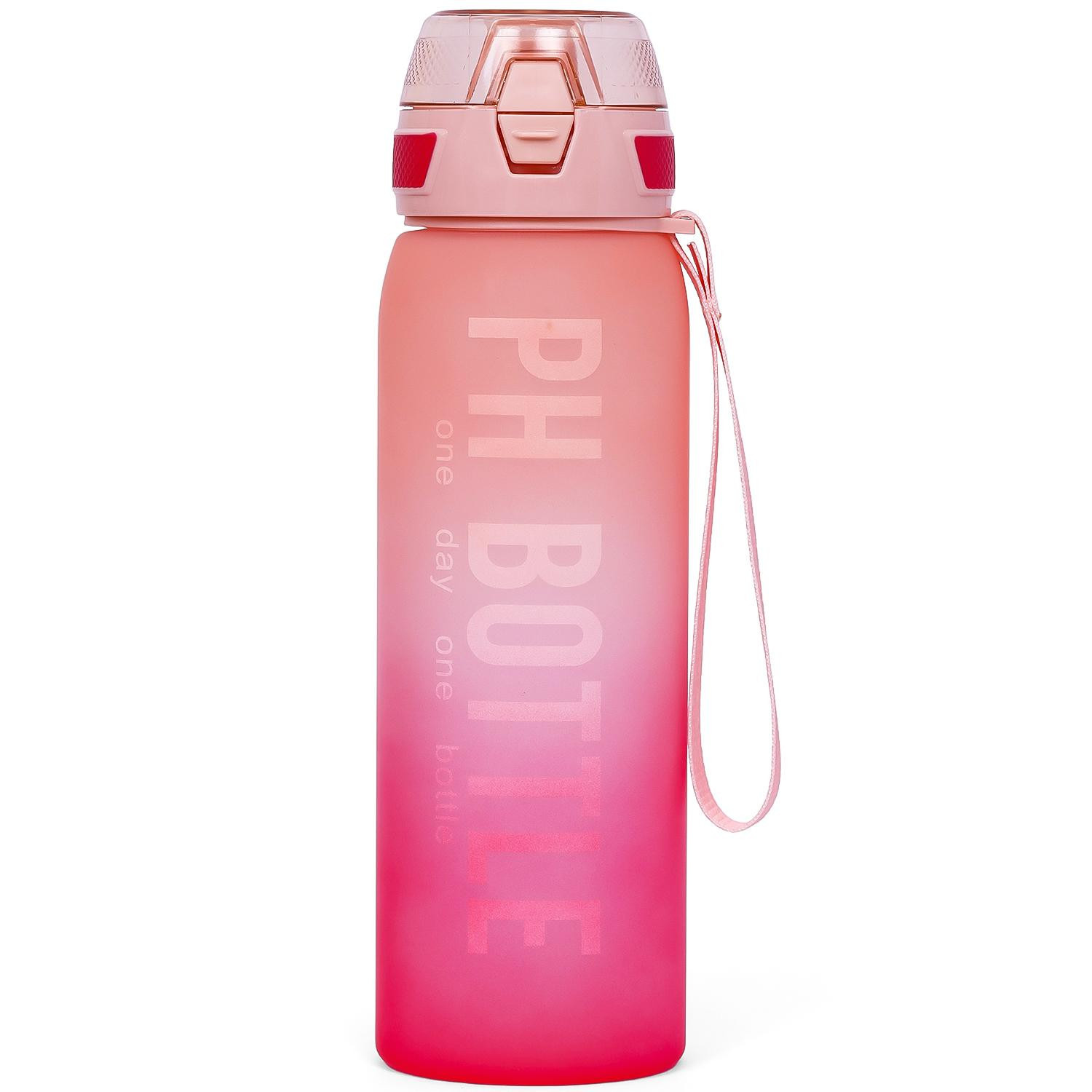 Eazy Kids Water Bottle 1000 ML - Pink-school-waterbottles-image-1