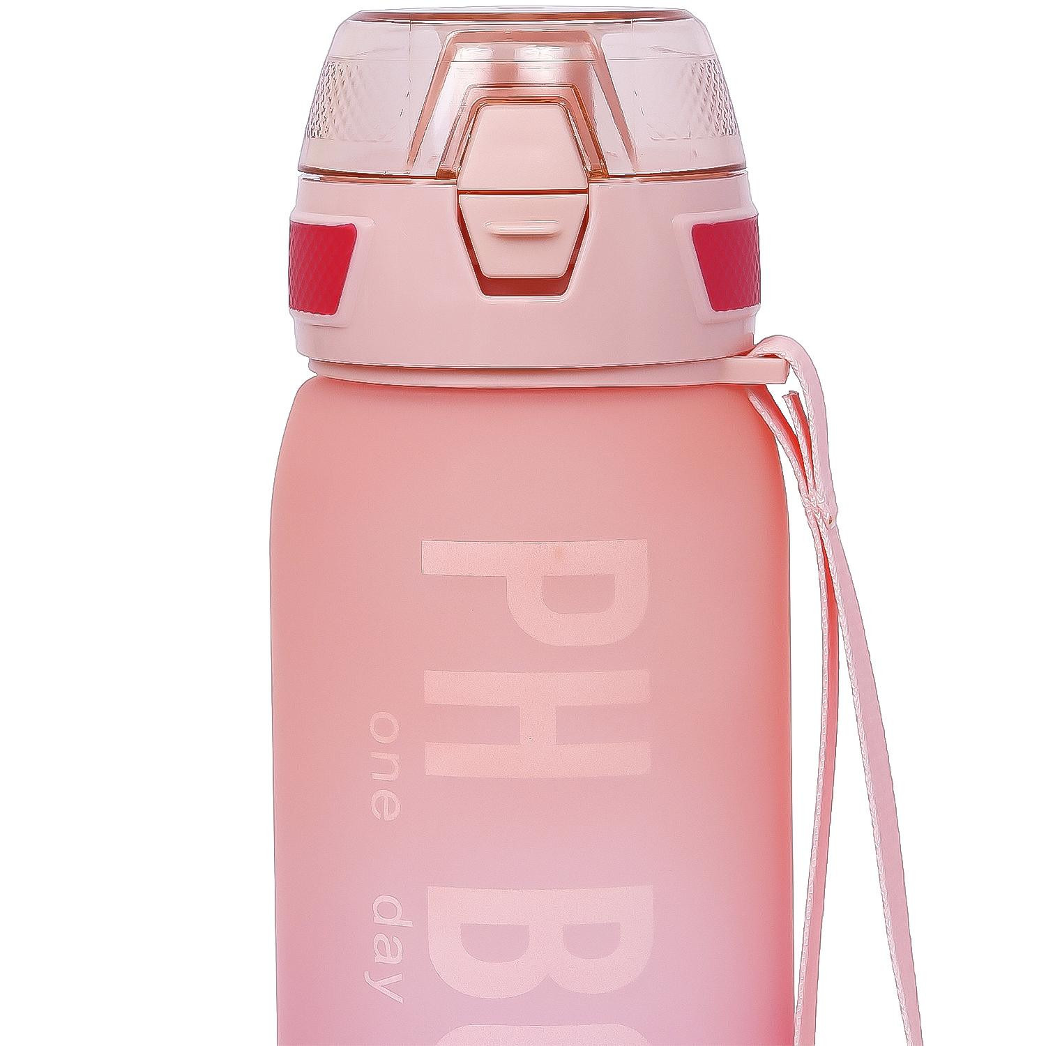 Eazy Kids Water Bottle 1000 ML - Pink-school-waterbottles-image-3