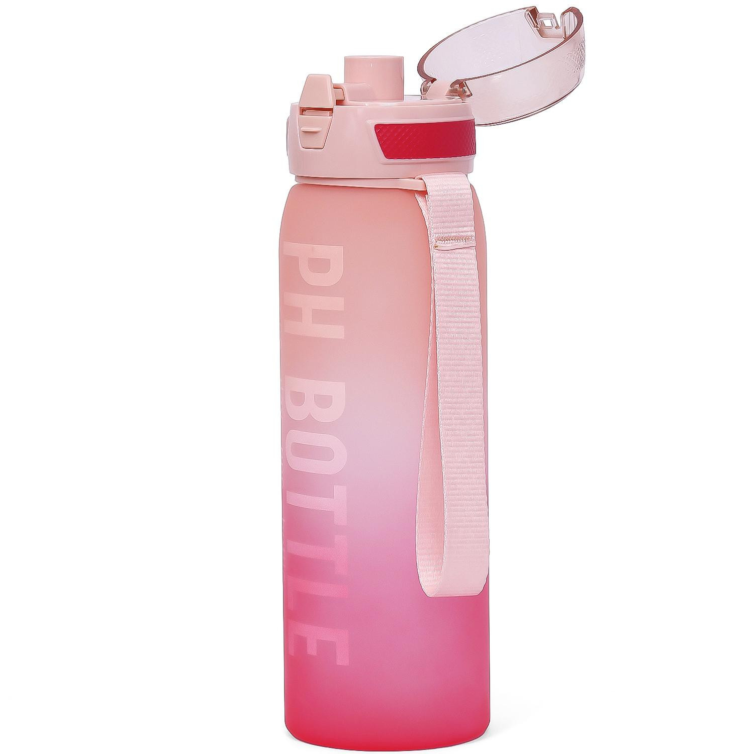 Eazy Kids Water Bottle 1000 ML - Pink-school-waterbottles-image-4
