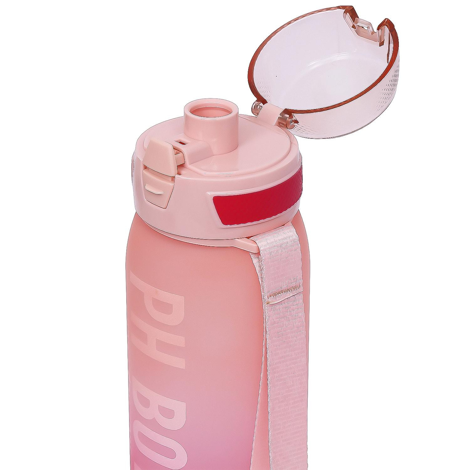 Eazy Kids Water Bottle 1000 ML - Pink-school-waterbottles-image-5