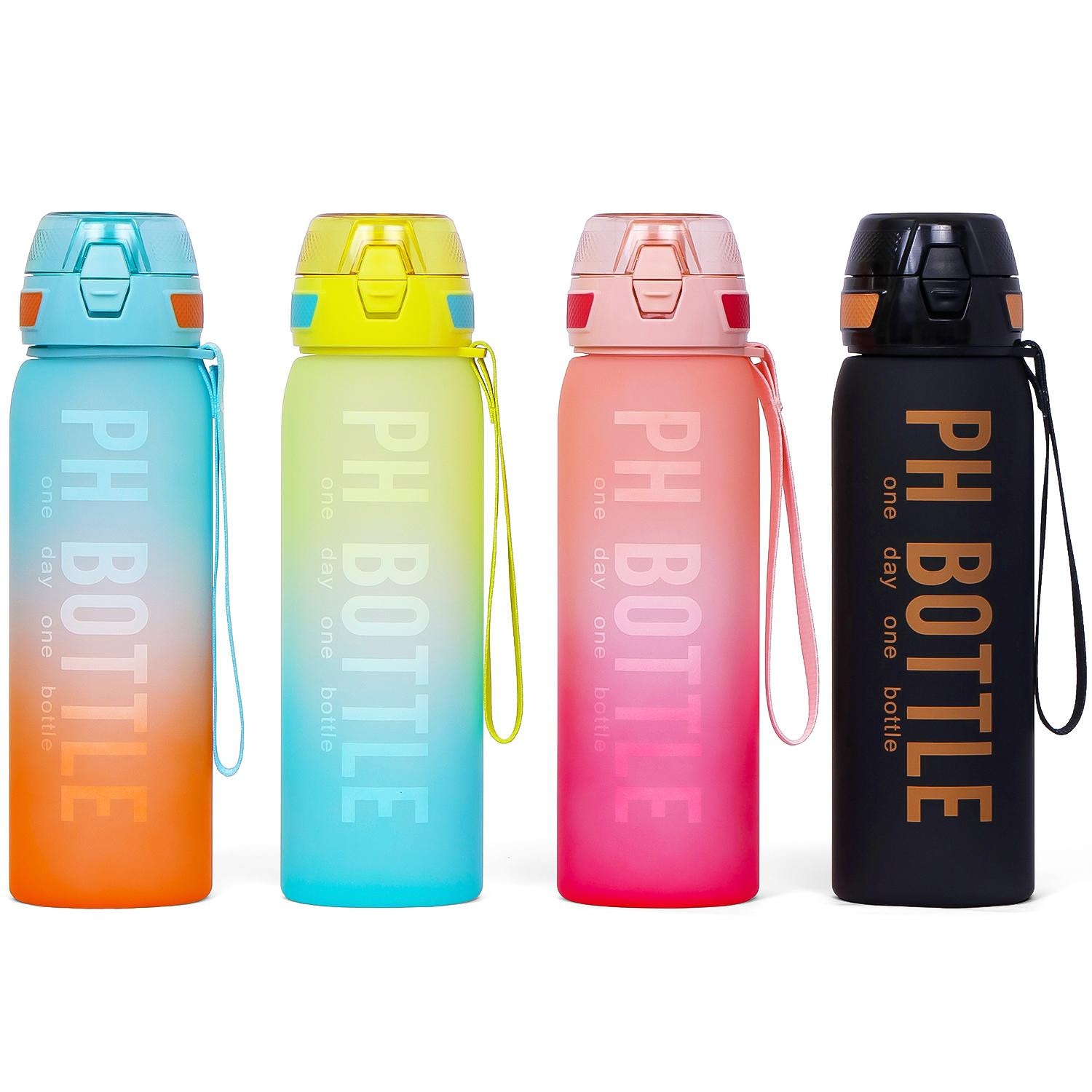 Eazy Kids Water Bottle 1000 ML - Pink-school-waterbottles-image-6