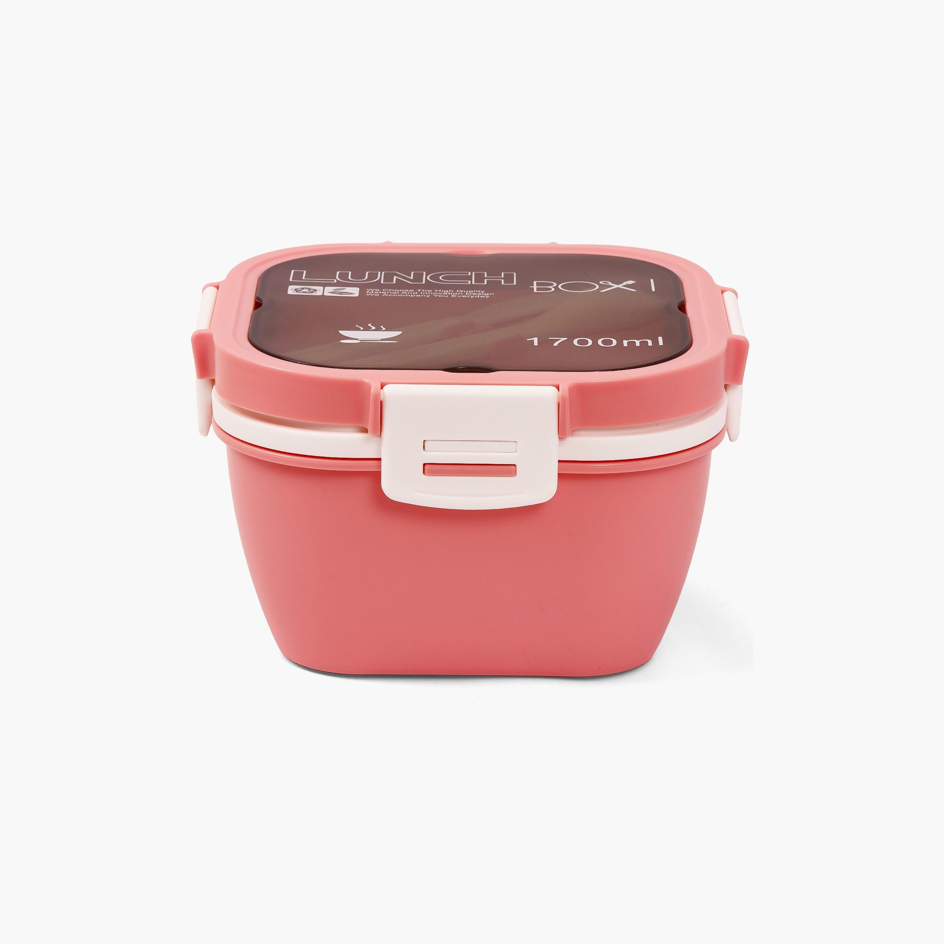 علبة غداء من إيزي كيدز - وردي-school-lunchessentials-lunchboxes-image-2
