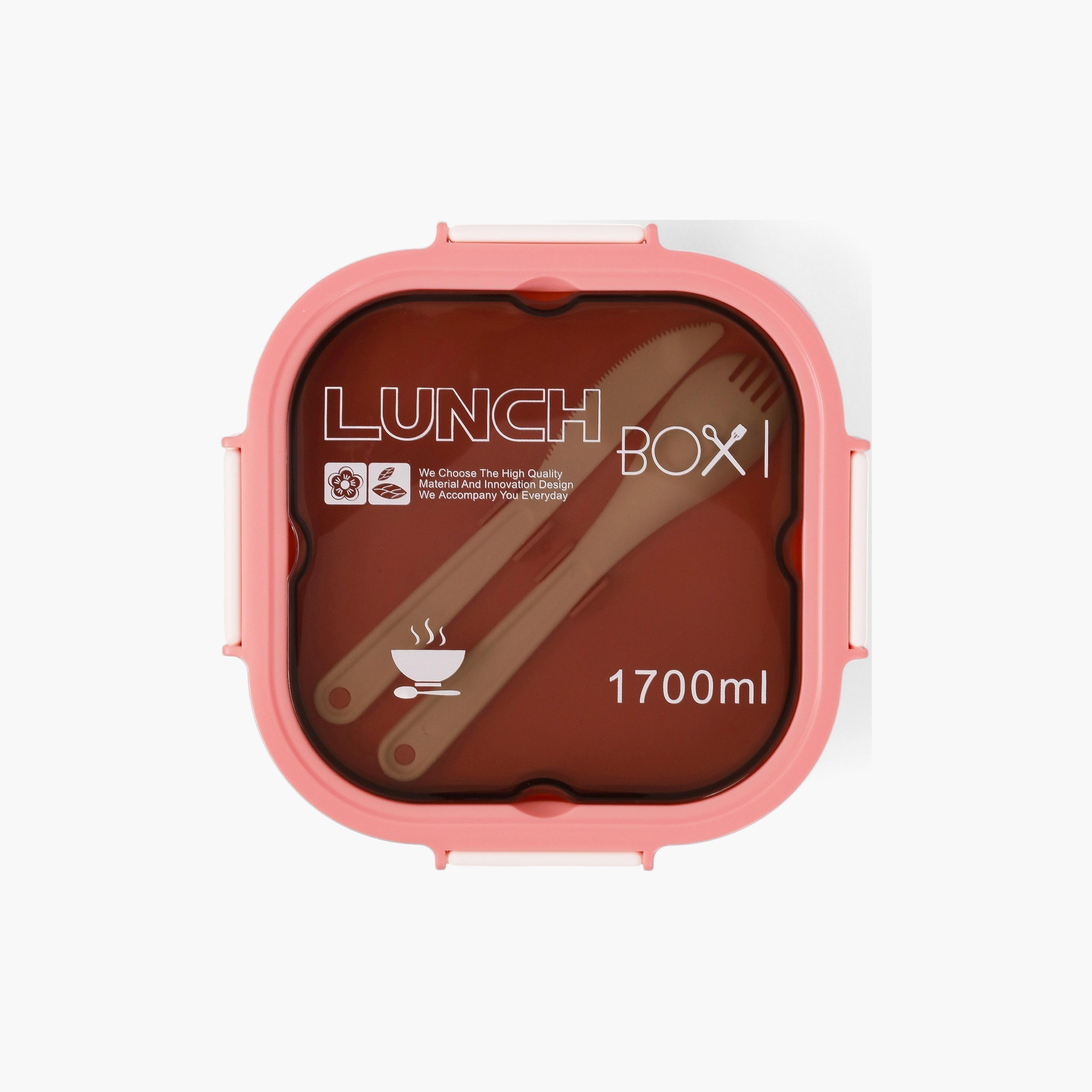 علبة غداء من إيزي كيدز - وردي-school-lunchessentials-lunchboxes-image-3