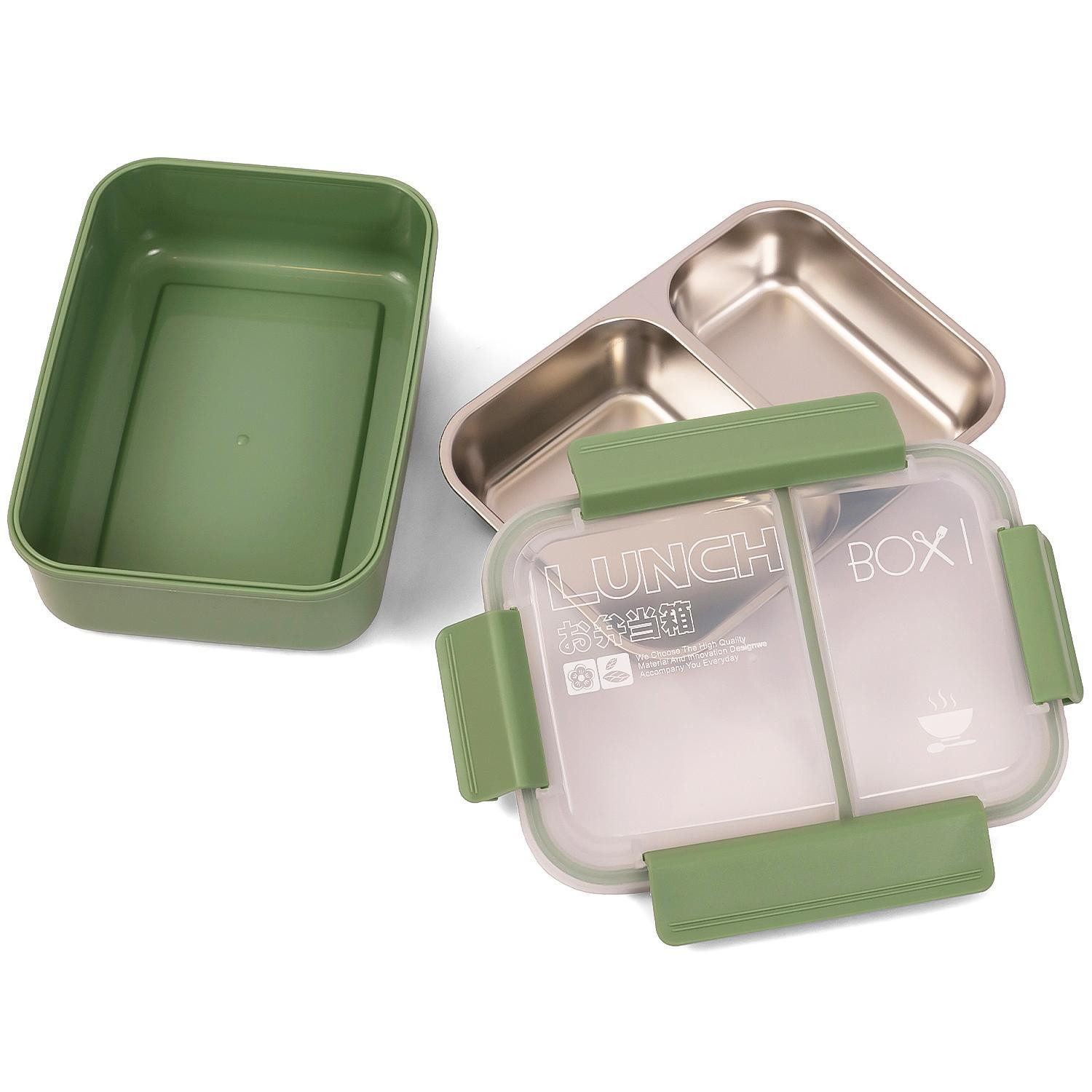 Eazy Kids Lunch Box -Green-school-lunchessentials-lunchboxes-image-3