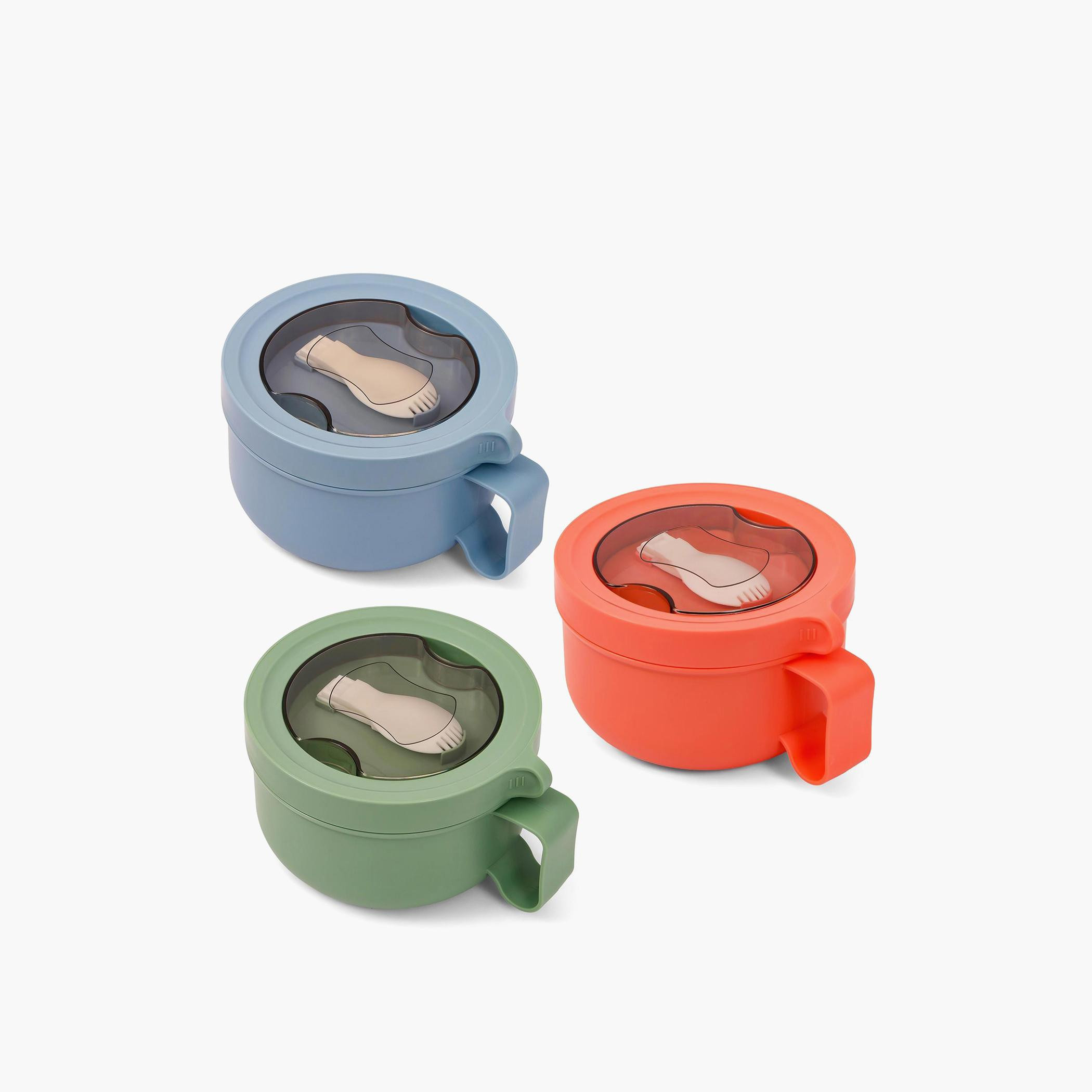علبة غداء من إيزي كيدز - وردي-school-lunchessentials-lunchboxes-image-2