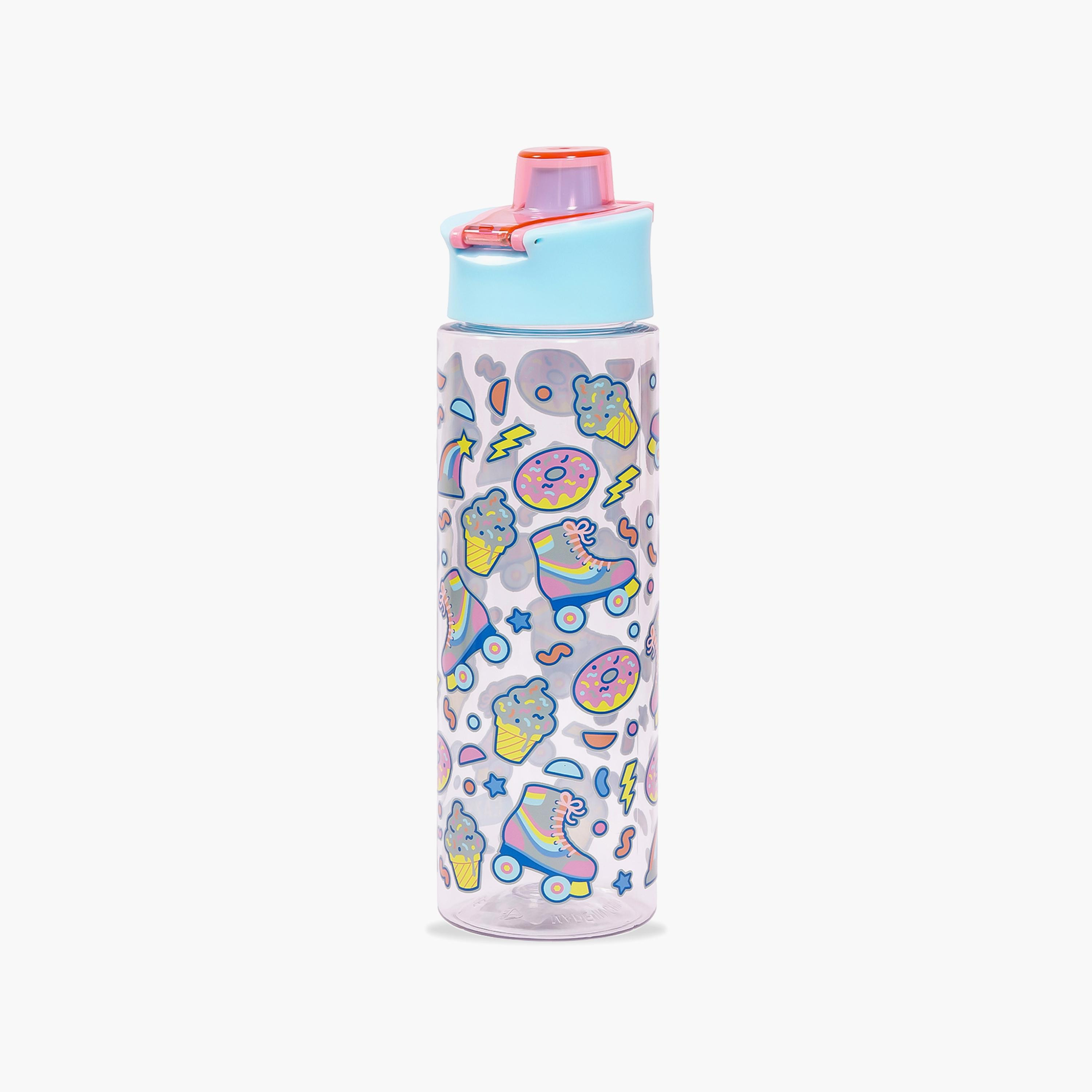 زجاجة المياه تريتان 750 مل مع غطاء من إيزي كيدز - متزحلق جين زي - أزرق-school-waterbottles-image-1