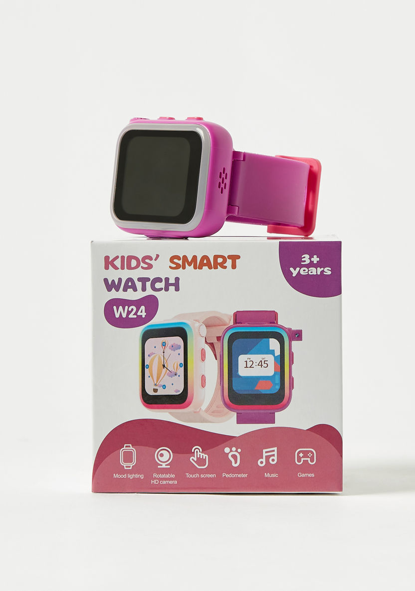 Juniors Solid Smartwatch with Buckle Closure-Smart Watches-image-6