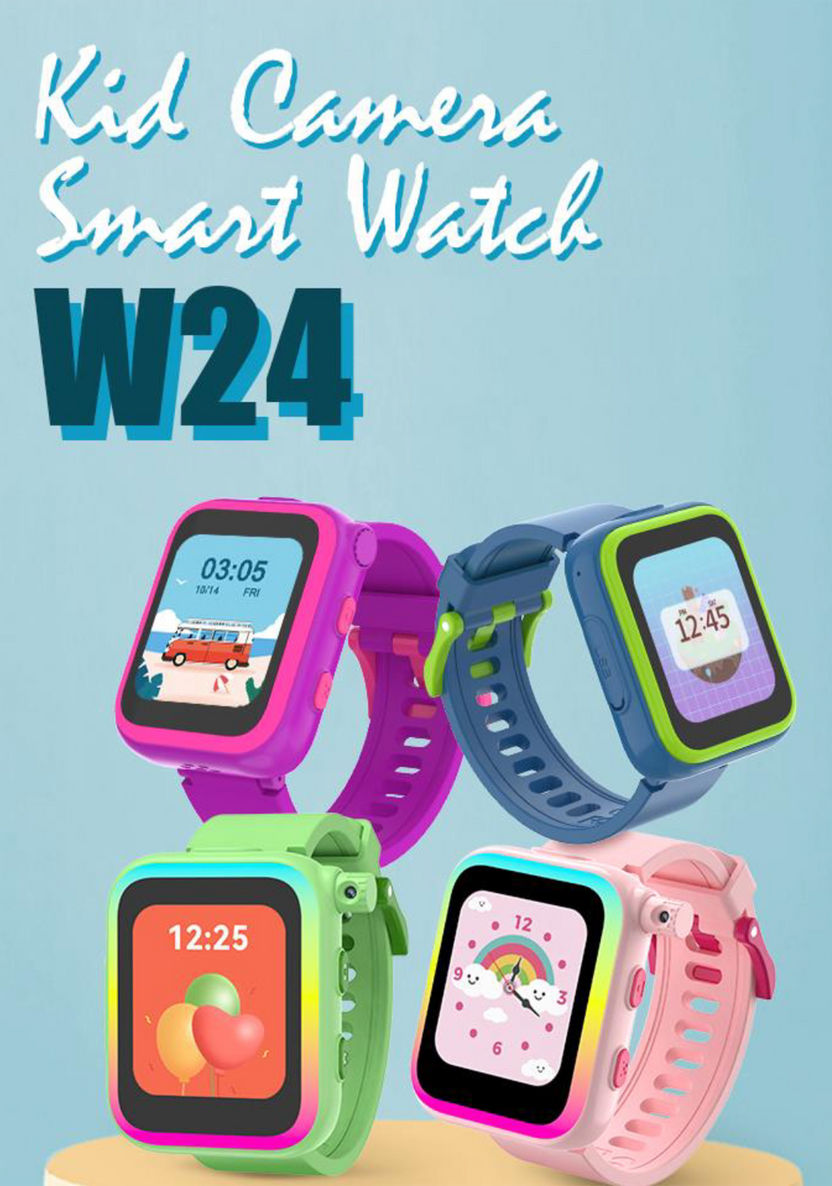 Juniors Solid Smartwatch with Buckle Closure-Smart Watches-image-17