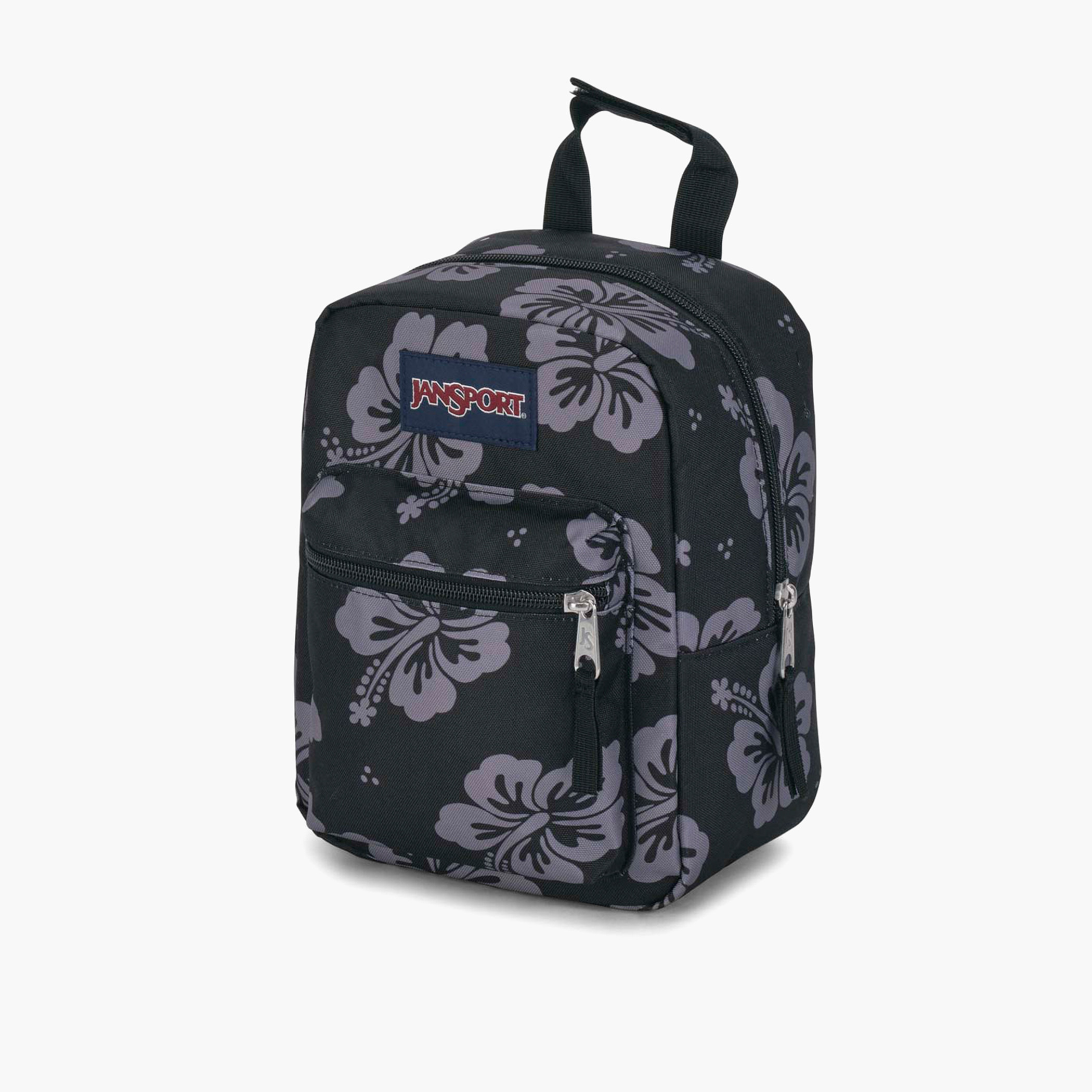 Jansport Floral Print Lunch Bag with Zipper Closure - Lifetime Warranty-school-lunchessentials-lunchbags-image-3