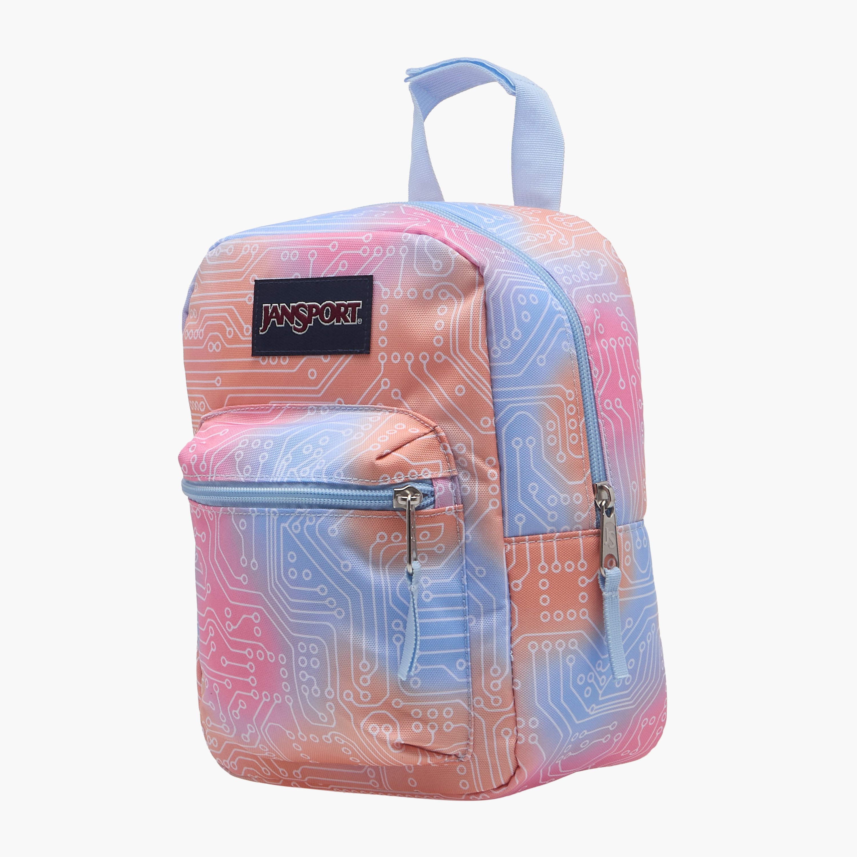 Jansport Motherboard Graphic Print Lunch Bag with Zipper Closure - Lifetime Warranty-school-lunchessentials-lunchbags-image-2