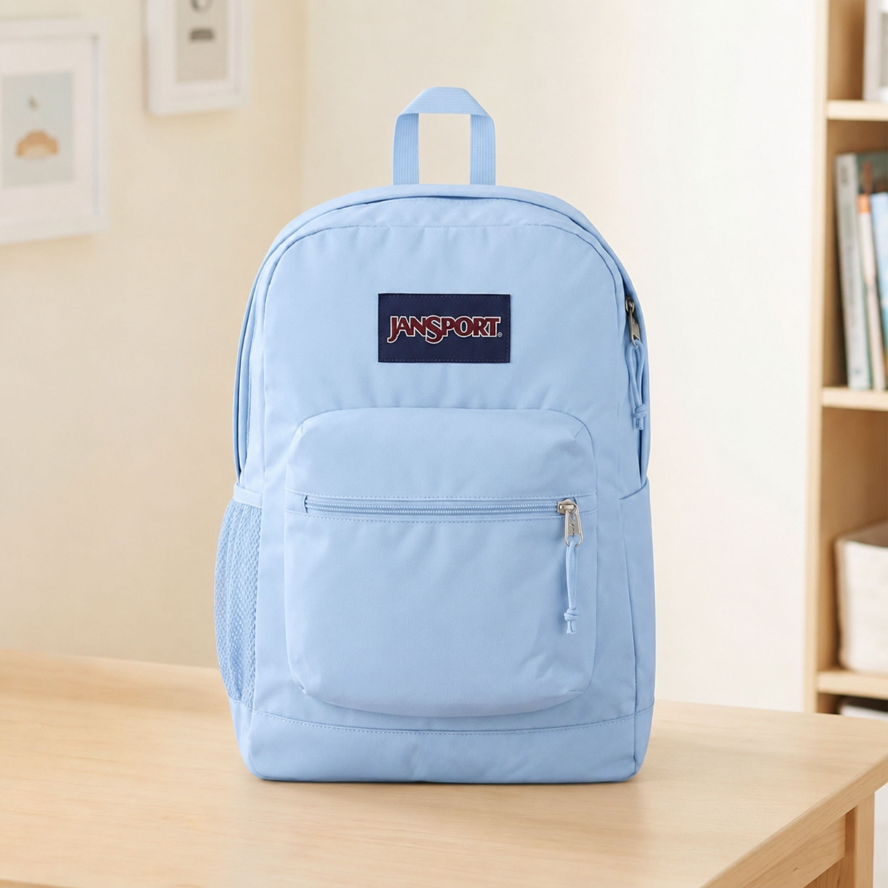 Jansport Solid Backpack with Adjustable Straps and Zip Closure - Lifetime Warranty-school-bagsandbackpacks-backpacks-image-1