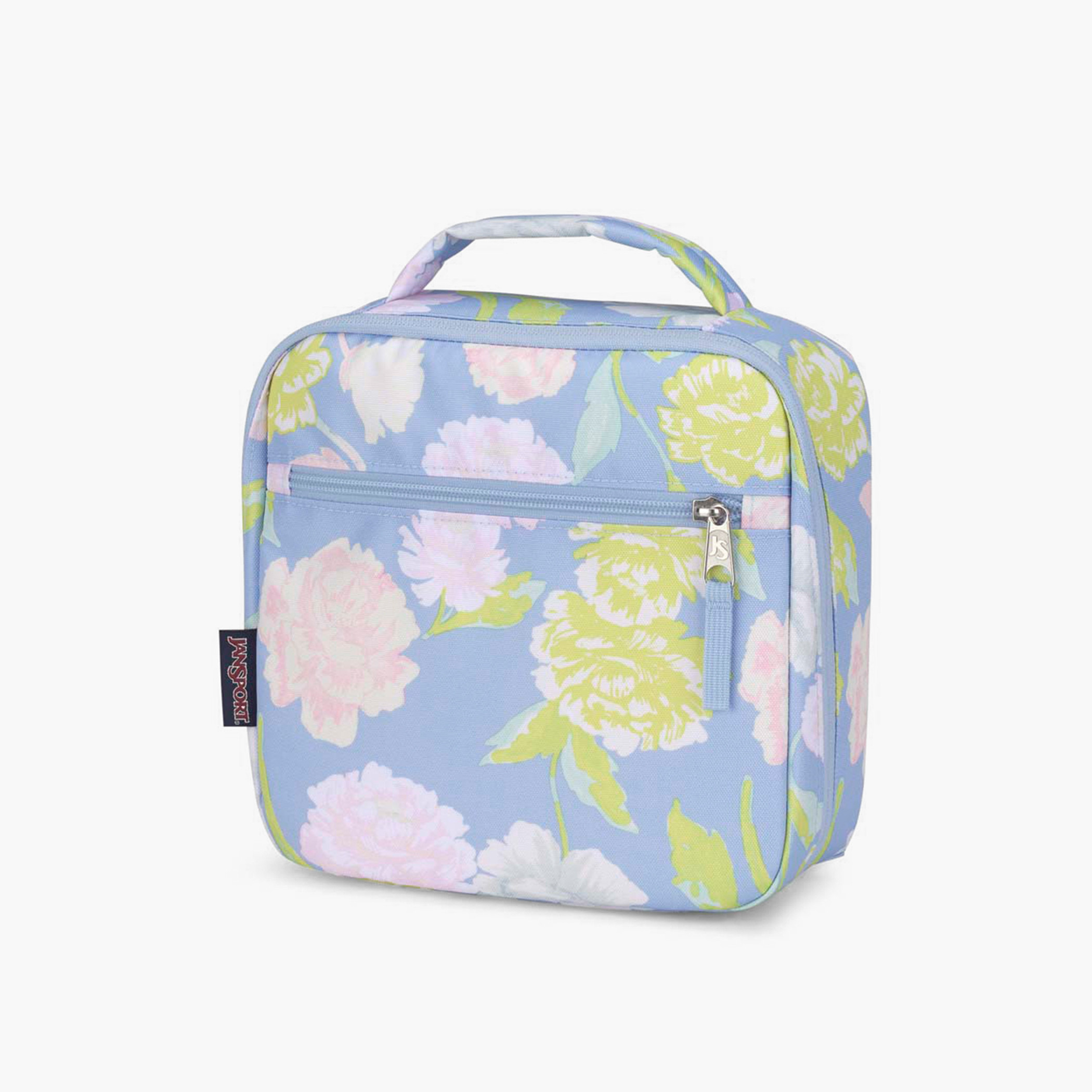 Jansport Floral Print Insulated Lunch Bag with Handle and Zip Closure - Lifetime Warranty-school-lunchessentials-lunchbags-image-3