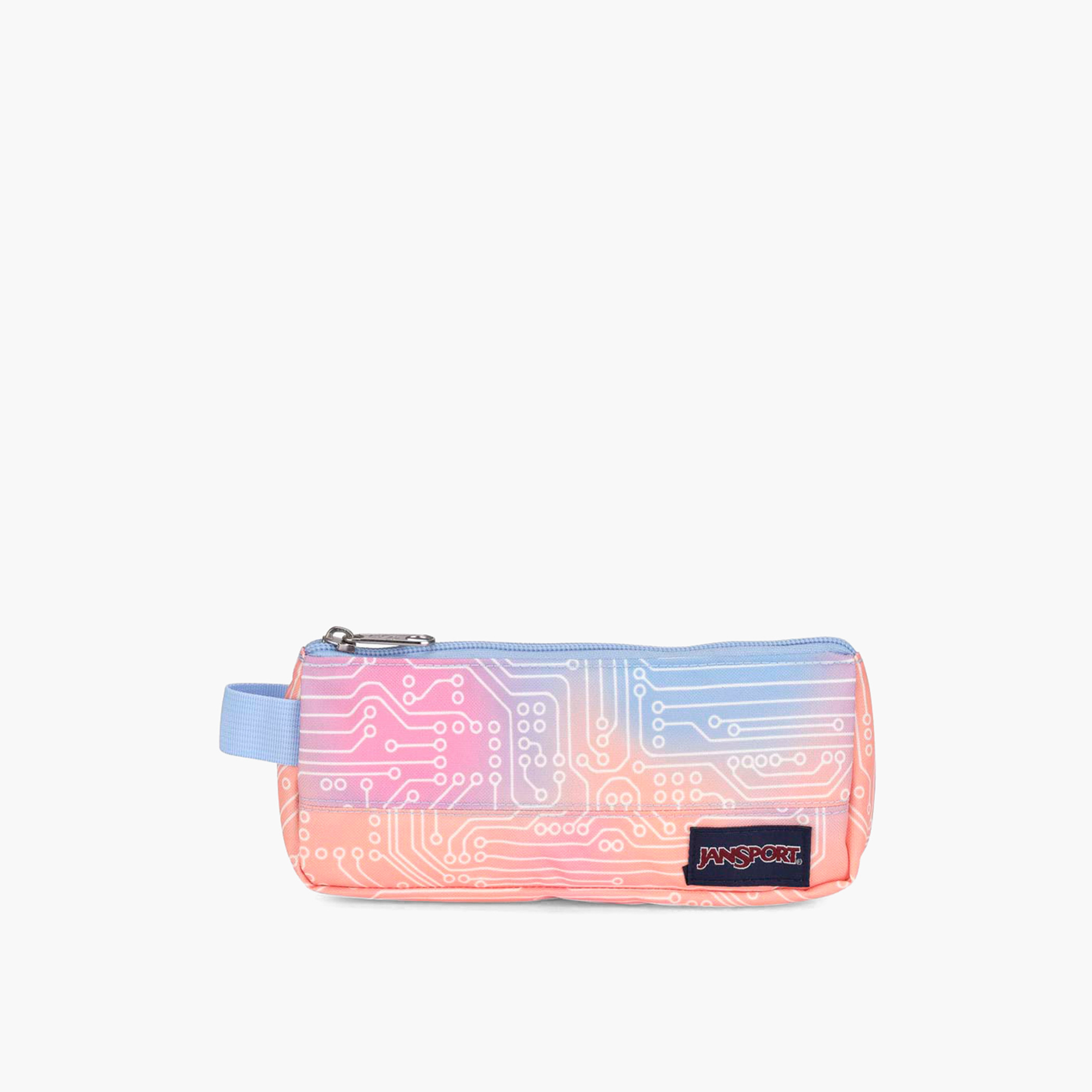 Jansport All Over Ombre Print Pencil Pouch with Zip Closure Lifetime Warranty