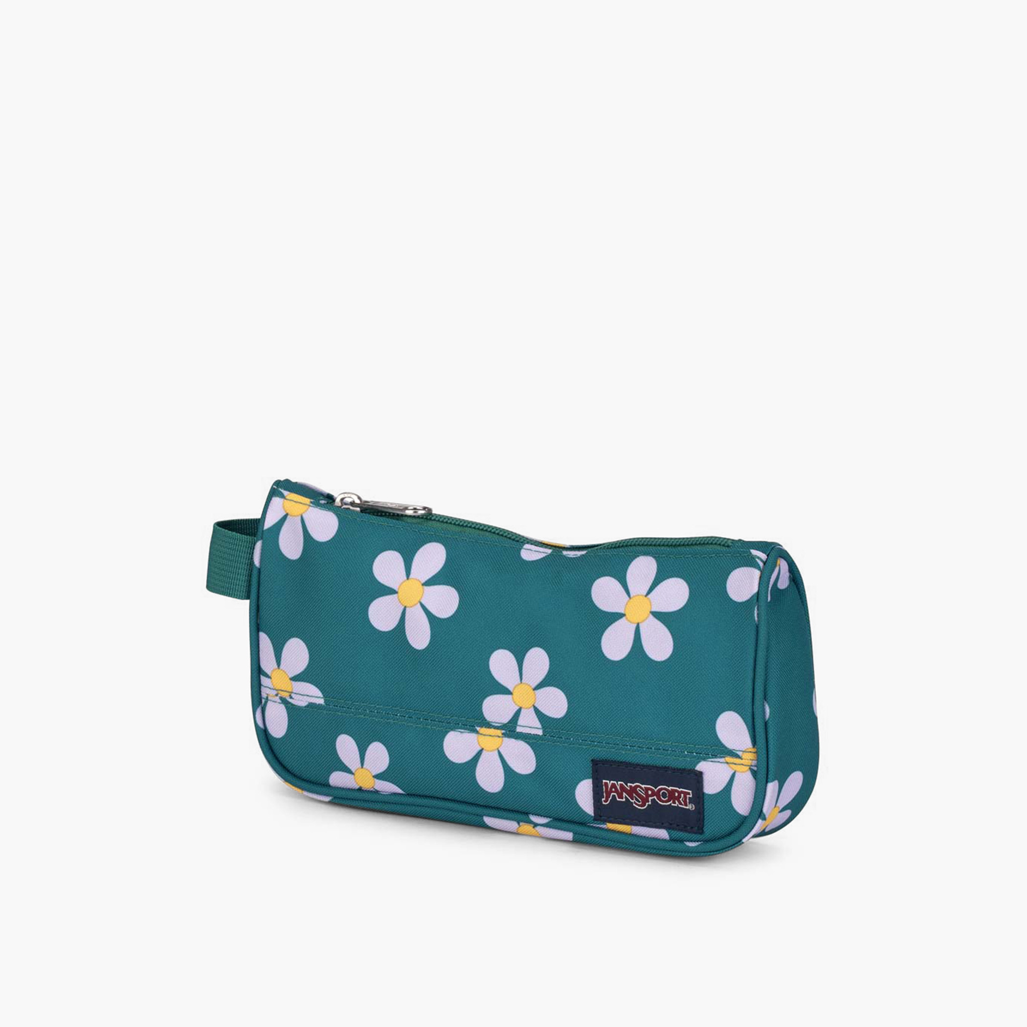 مقلمة بسحّاب إغلاق وطبعات زهرية من جان سبورت - ضمان مدى الحياة-school-stationery-pencilcases-image-3