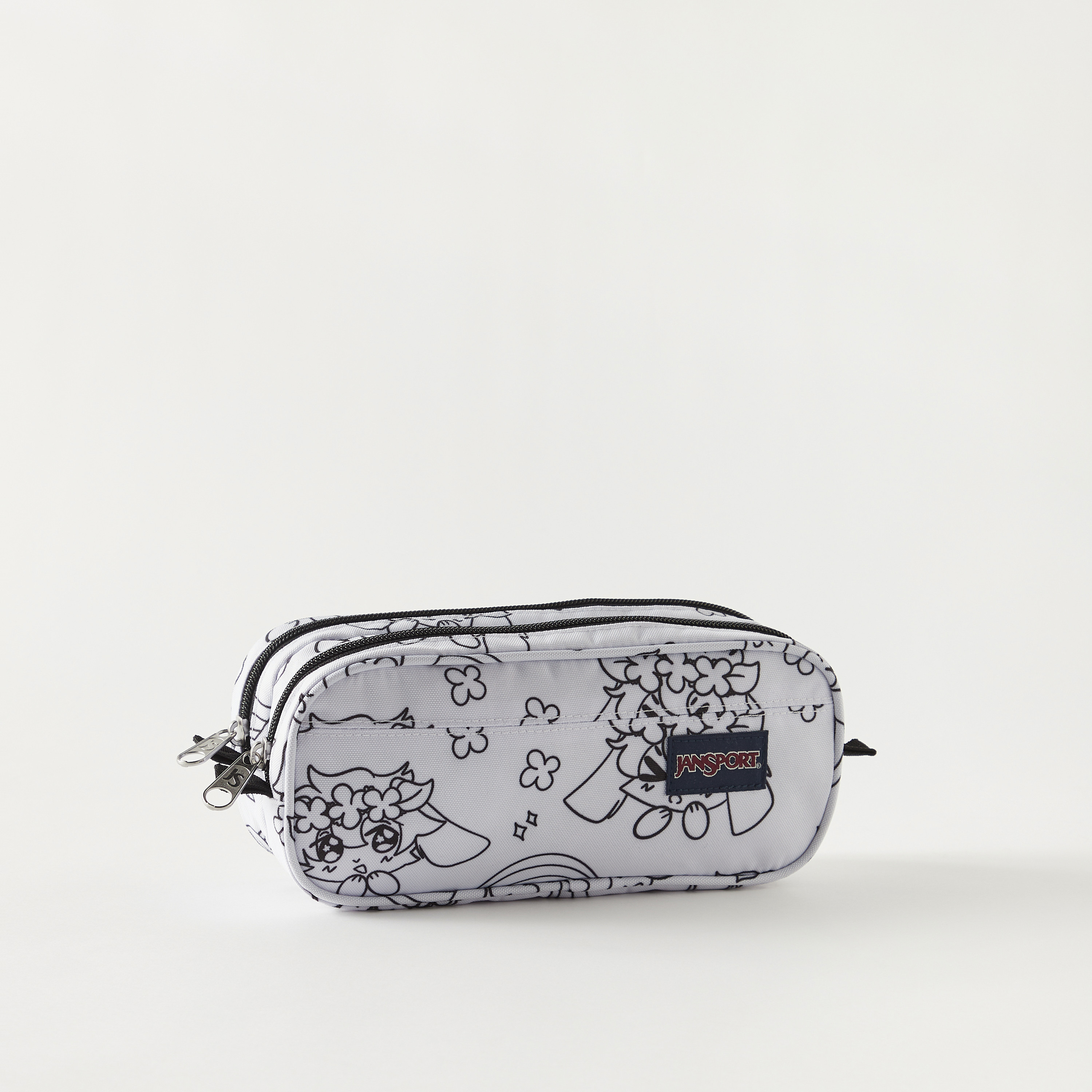 Jansport Printed 2-Compartment Pencil Pouch-school-stationery-pencilcases-image-2