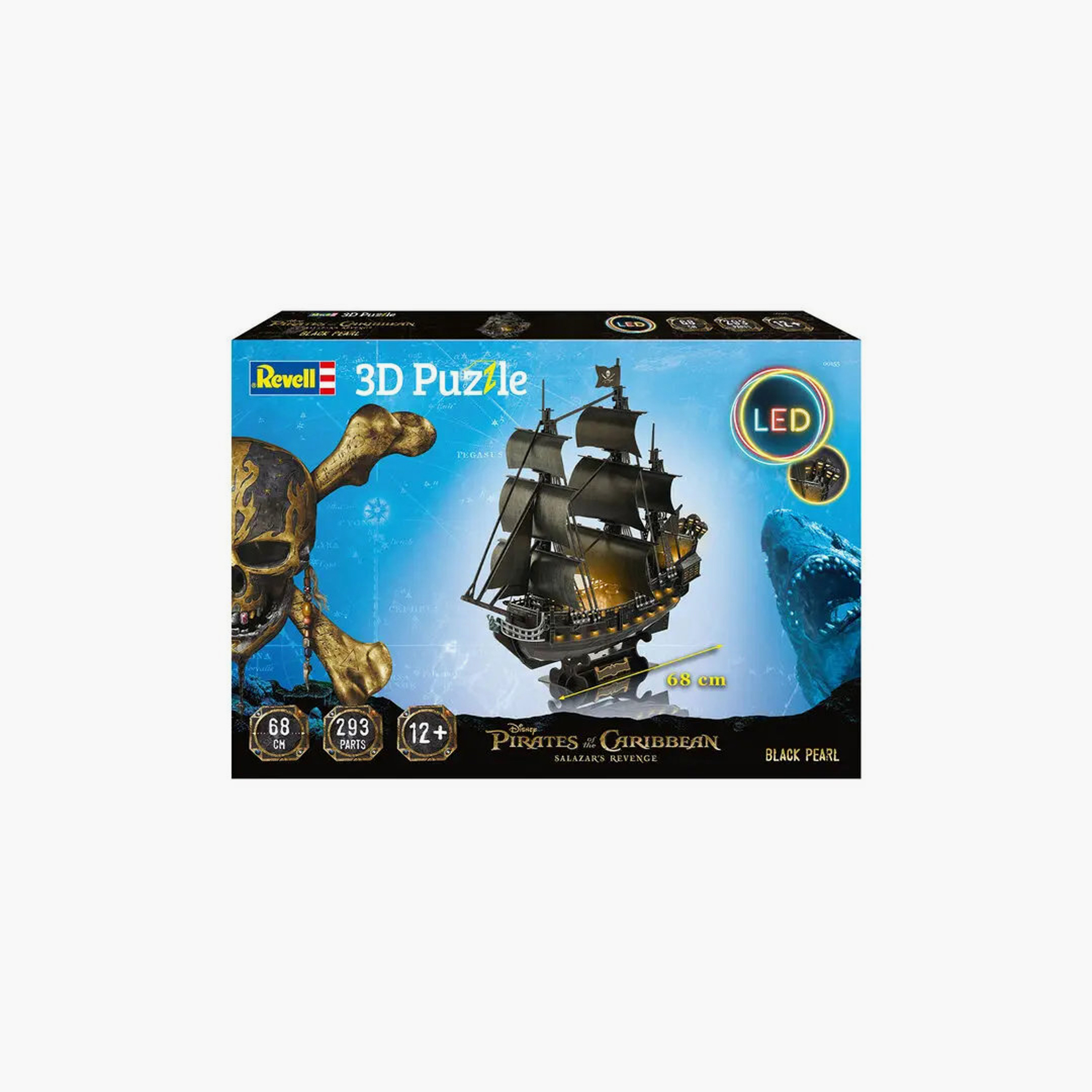 أحجية ثلاثية الأبعاد من 293 قطعة من قراصنة الكاريبي - اللؤلؤة السوداء - 12 سنة+ من ريفيل.-toys-indoortoys-puzzles-image-4