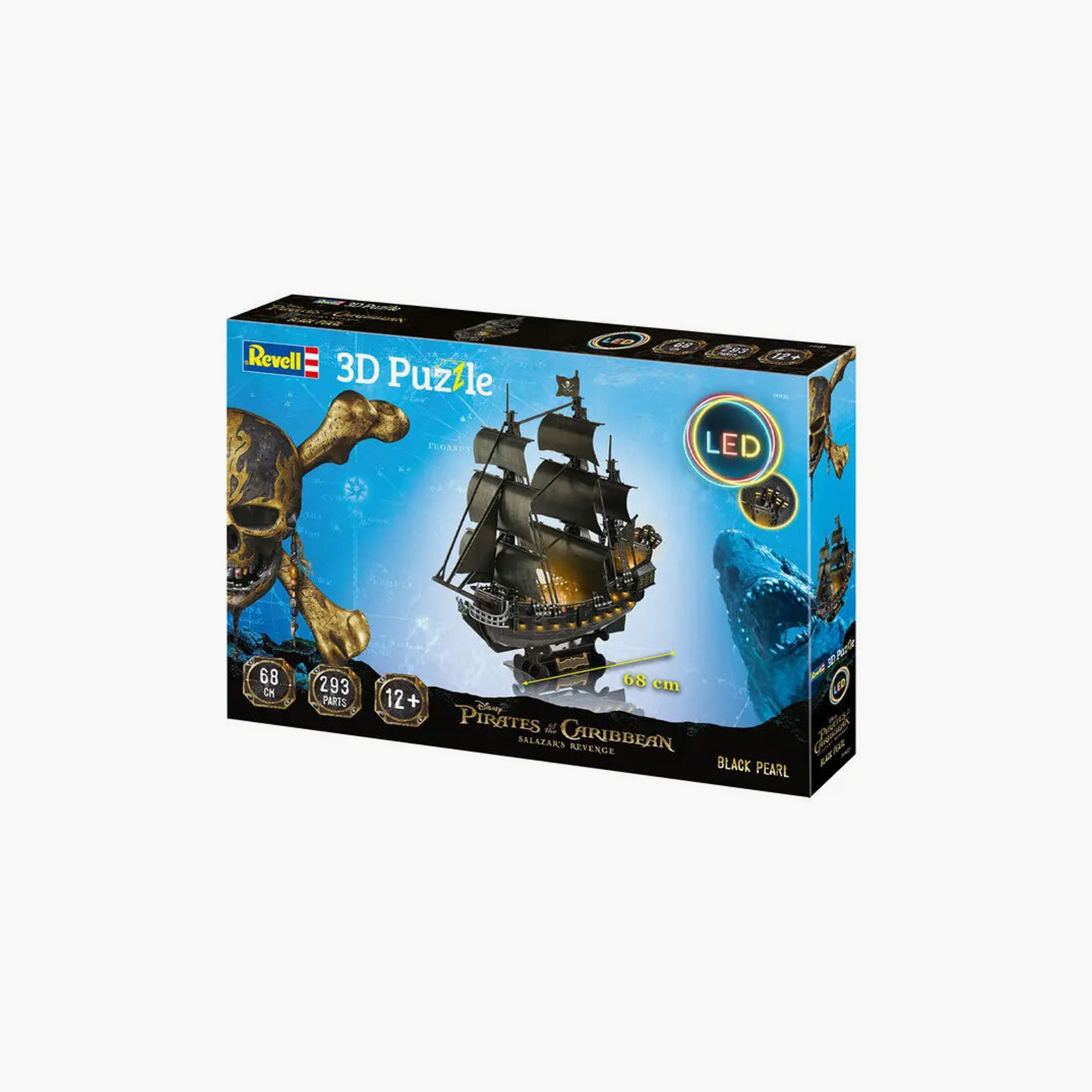 أحجية ثلاثية الأبعاد من 293 قطعة من قراصنة الكاريبي - اللؤلؤة السوداء - 12 سنة+ من ريفيل.-toys-indoortoys-puzzles-image-5