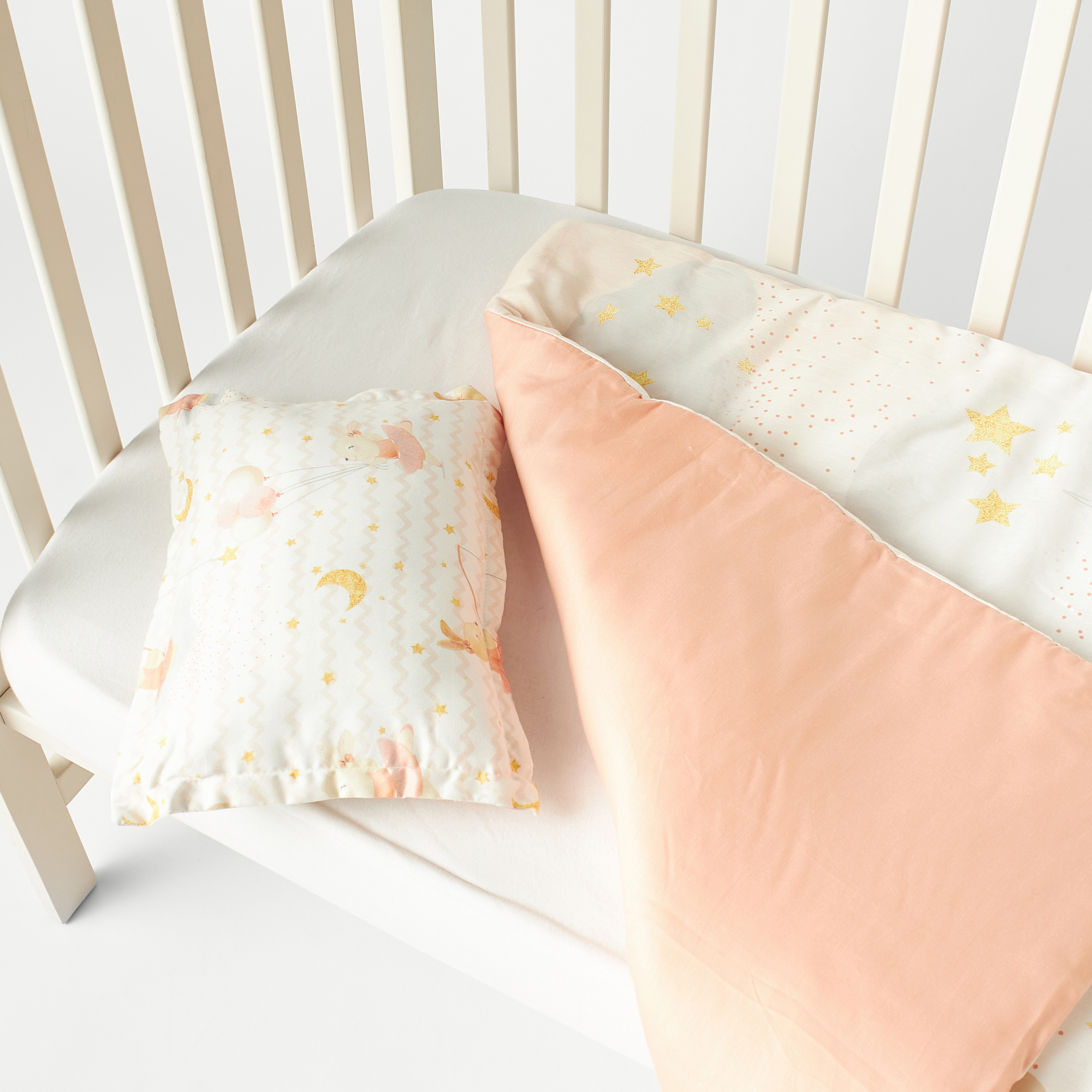 Fancy Fluff Graphic Print Comforter and Pillow Set - 83x109 cm-baby-nursery-babybedding-image-4