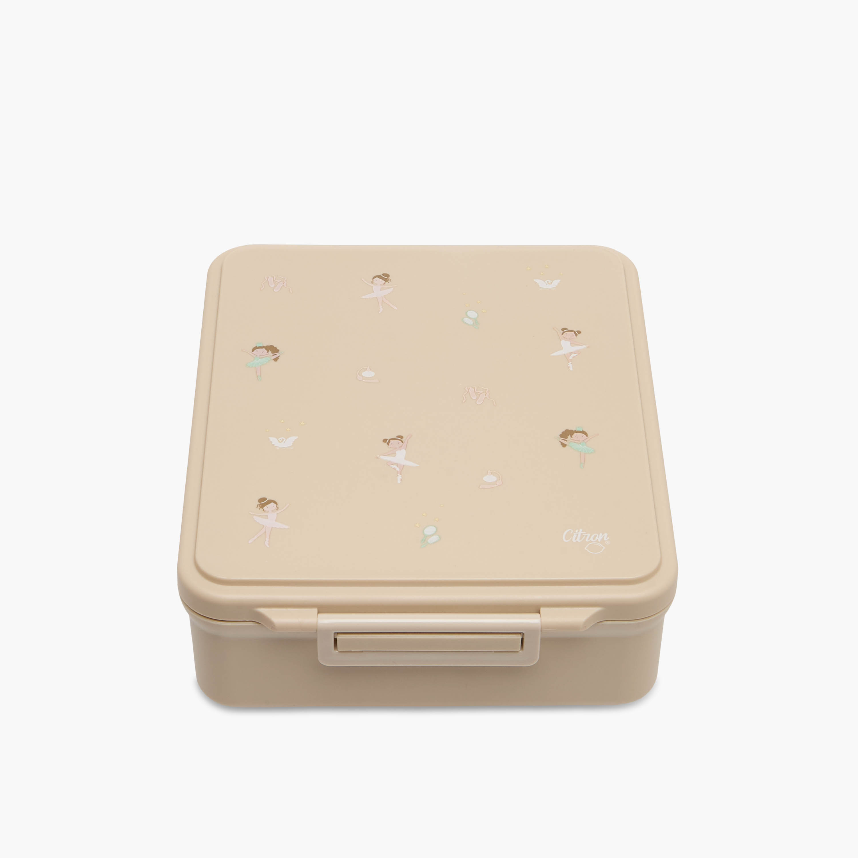 Citron Unicorn Print Sectioned Lunch Box with Clip Lock Lid6 -Month Warranty-school-lunchessentials-lunchboxes-image-1