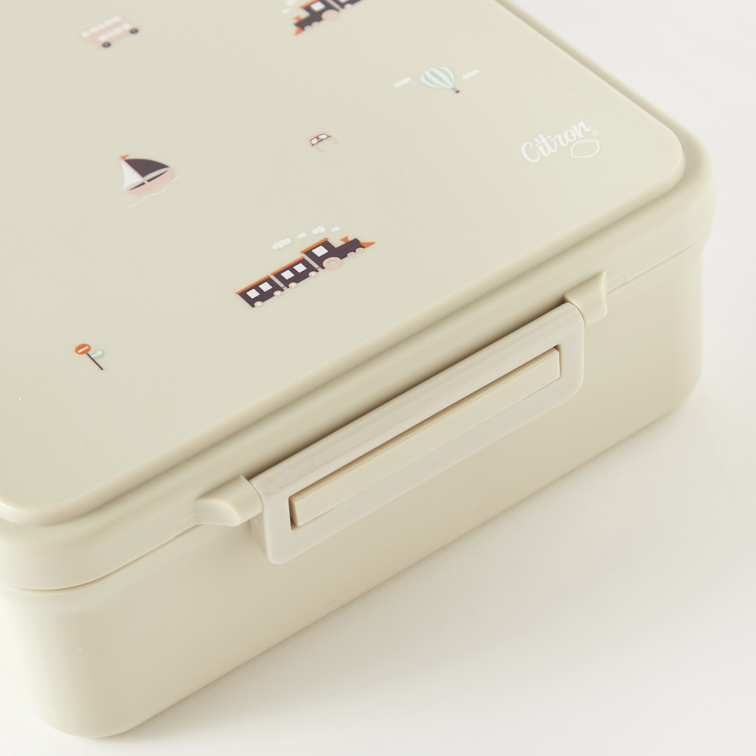 Citron Unicorn Print Sectioned Lunch Box with Clip Lock Lid6 -Month Warranty-school-lunchessentials-lunchboxes-image-3