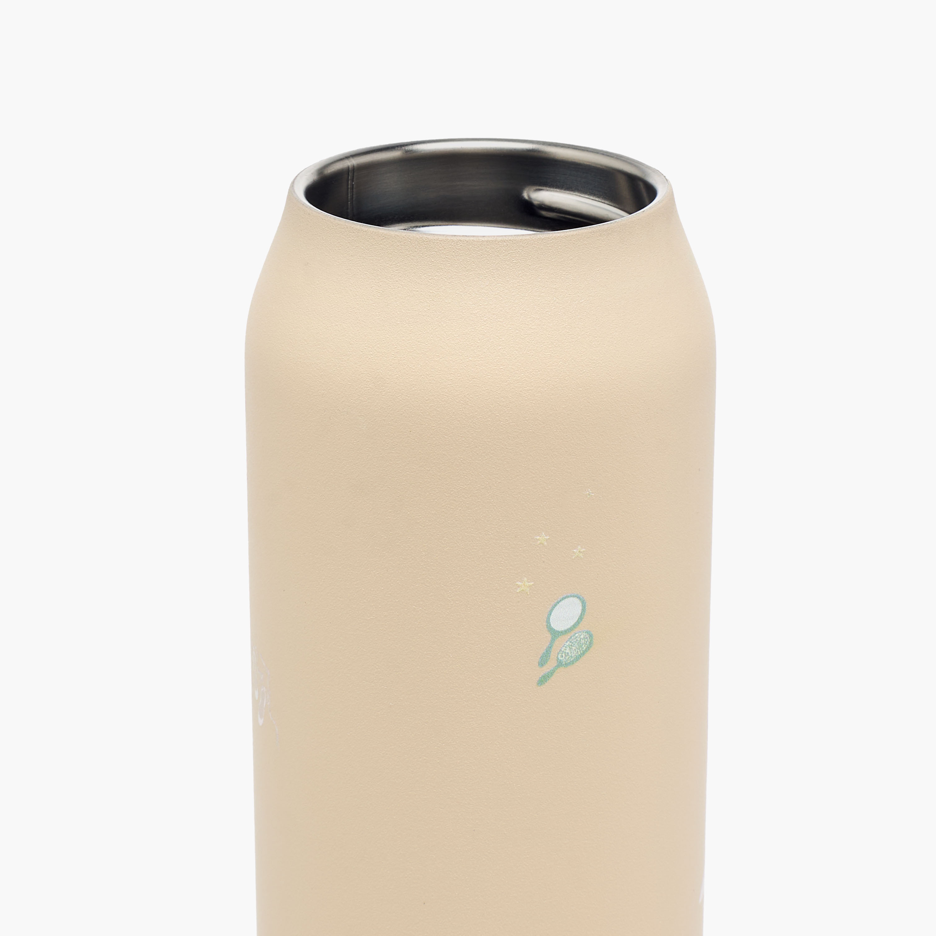 Citron Ballerina Print Stainless Steel Water Bottle - 350 ml-school-waterbottles-image-5