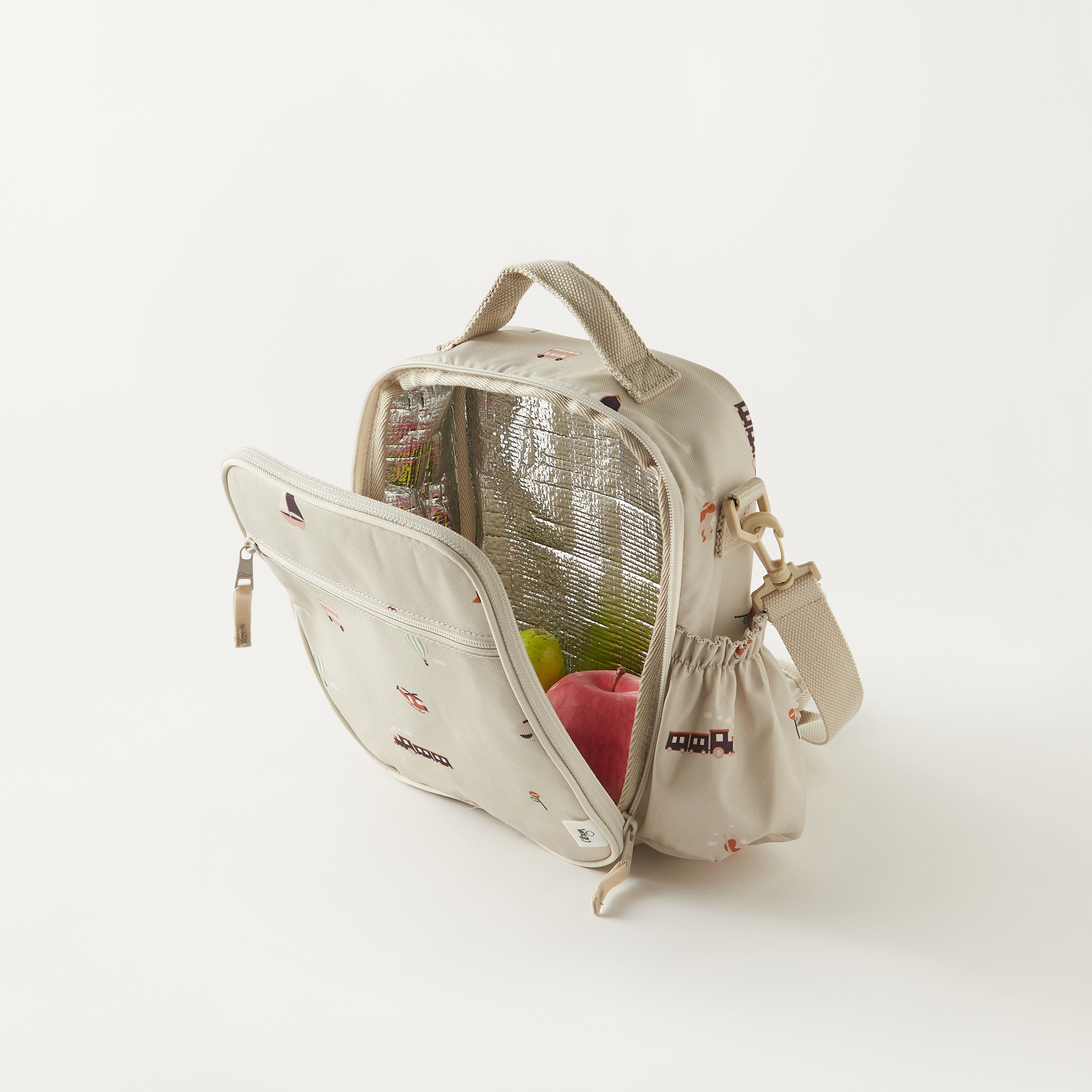Citron Printed Insulated Lunch Bag with Detachable Strap-school-lunchessentials-lunchbags-image-5