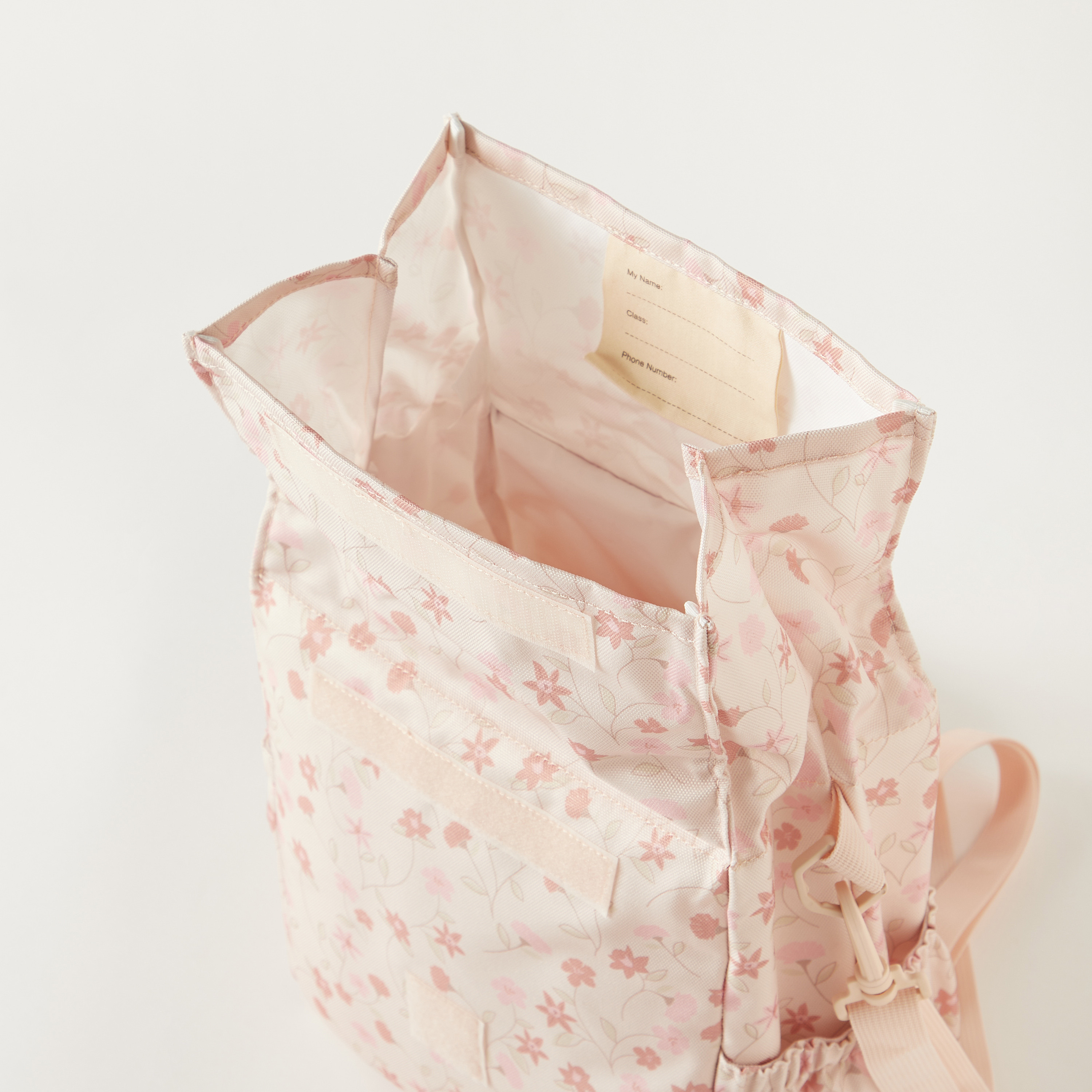 Citron Floral Print Insulated Lunch Bag with Detachable Strap-school-lunchessentials-lunchbags-image-5