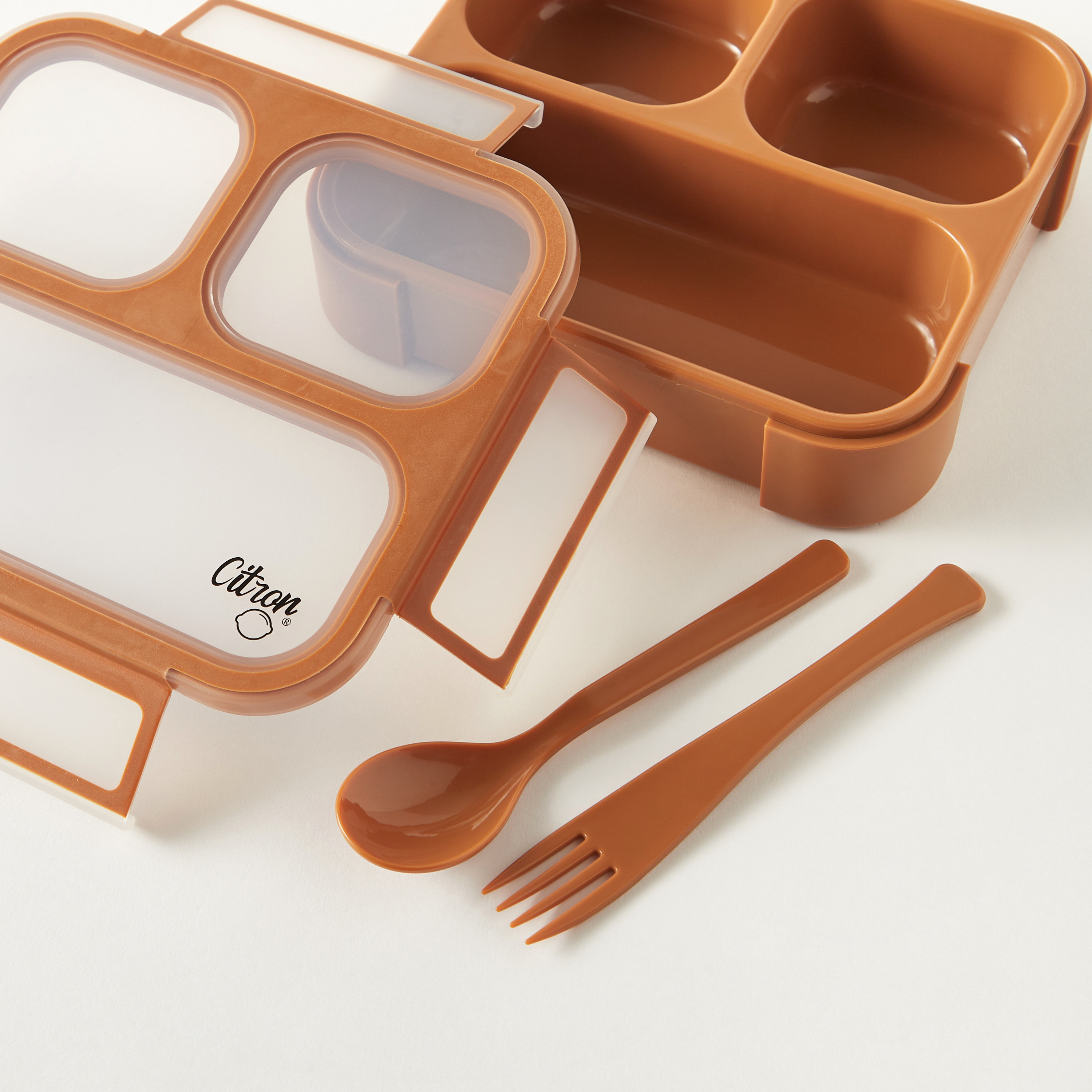 صندوق غداء مقسّم مع ملعقة وشوكة من سيترون-school-lunchessentials-lunchboxes-image-3