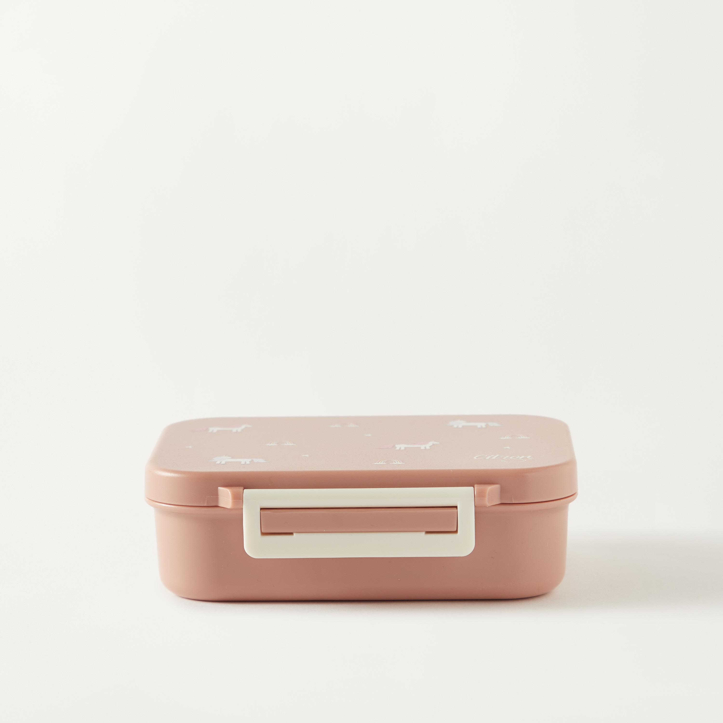Citron Printed Sectioned Lunch Box with Clip Lock Lid6 -Month Warranty-school-lunchessentials-lunchboxes-image-1
