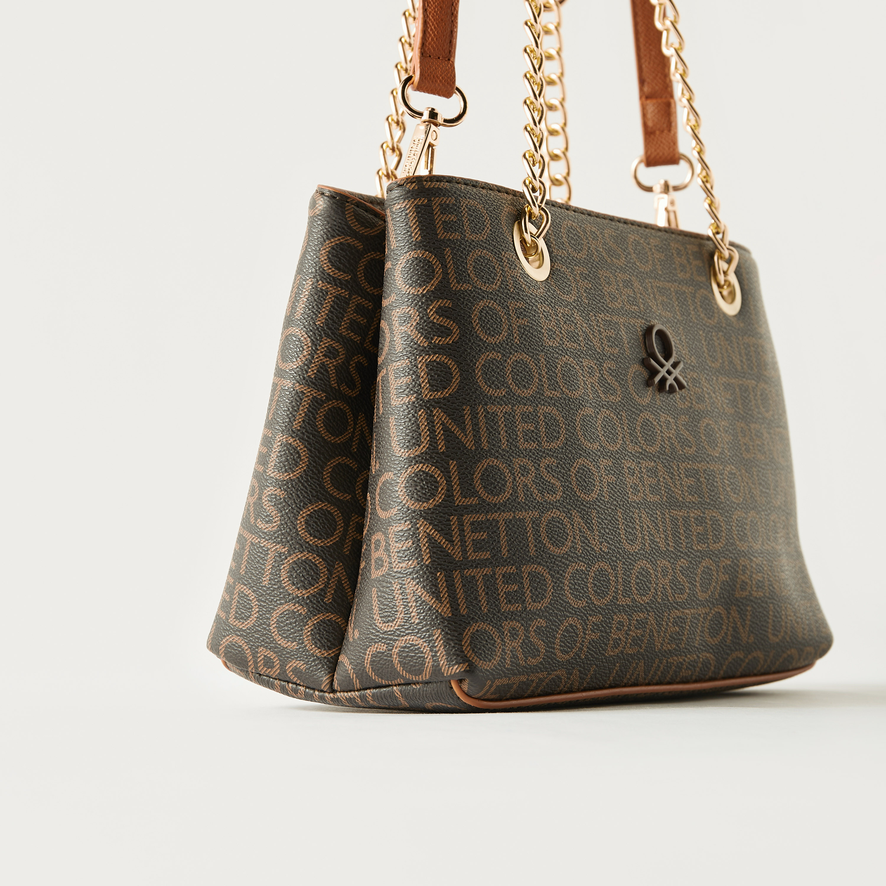 United Colors of Benetton Monogram Print Tote Bag-women-bagsandwallets-handbags-image-3