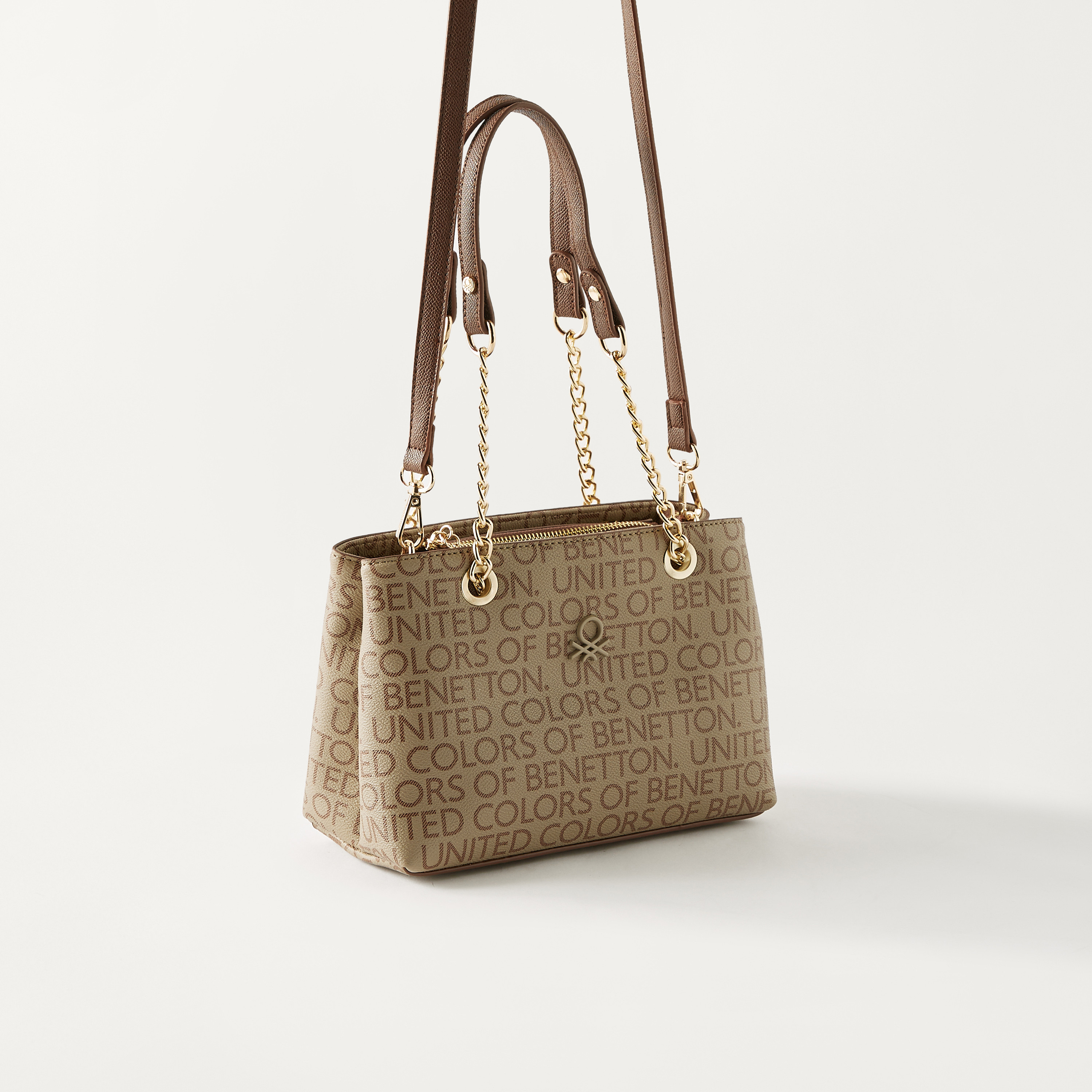 United Colors of Benetton Monogram Print Tote Bag-women-bagsandwallets-handbags-image-5