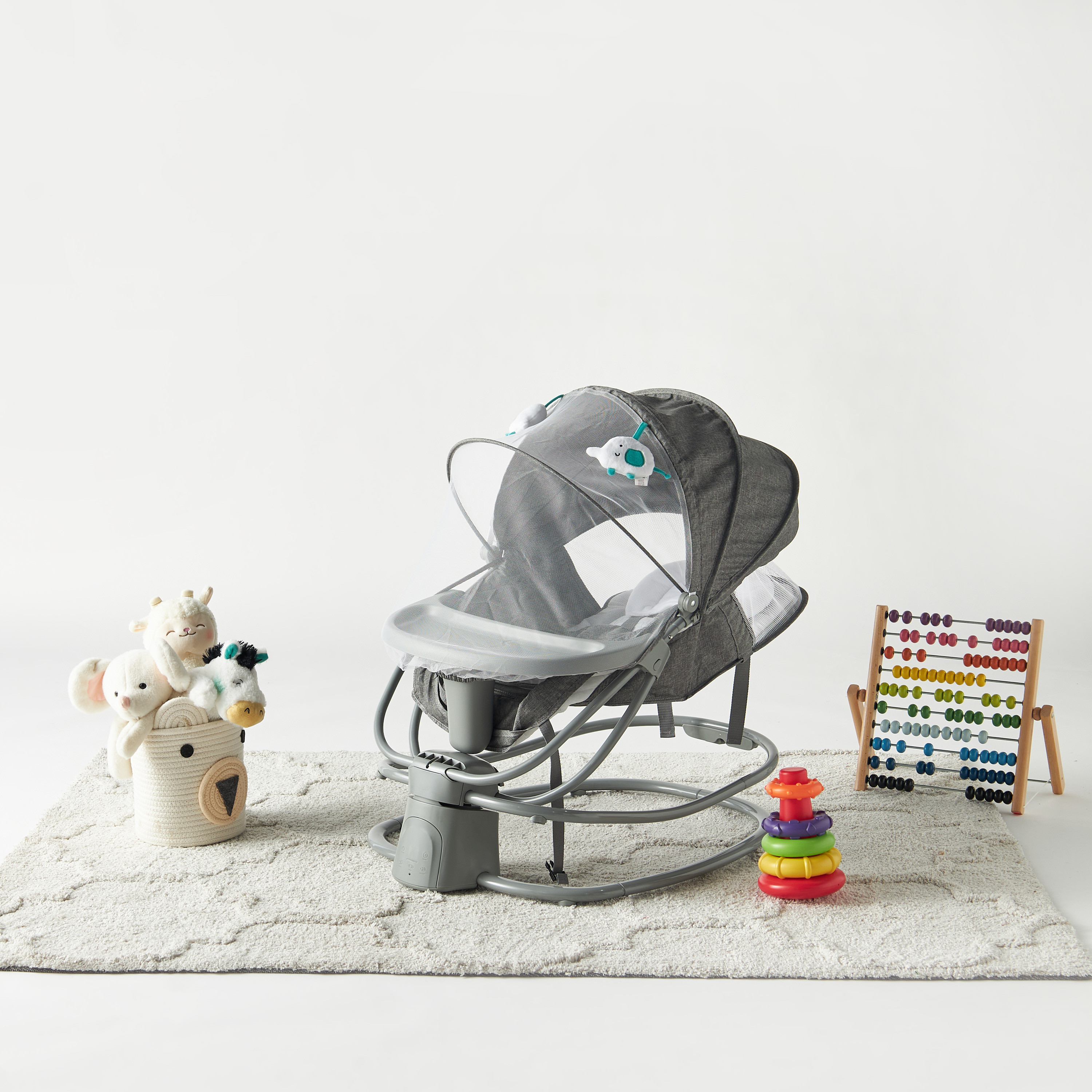 Grey deals baby swing