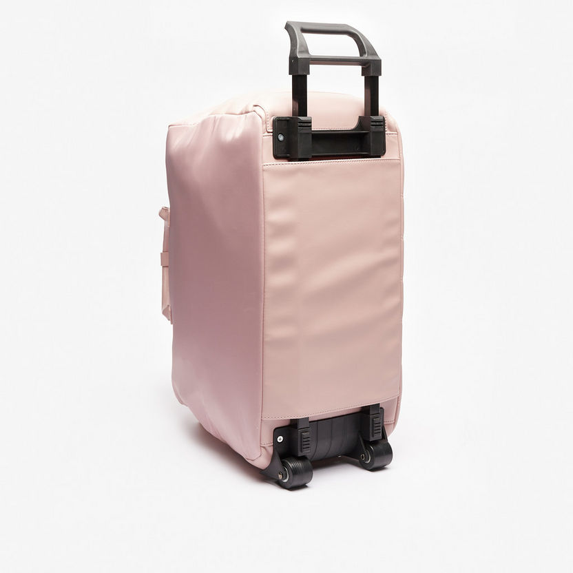 Elle Duffle Trolley Duffle Bag with Retractable Handle and Zip Closure-Duffle Bags-image-3