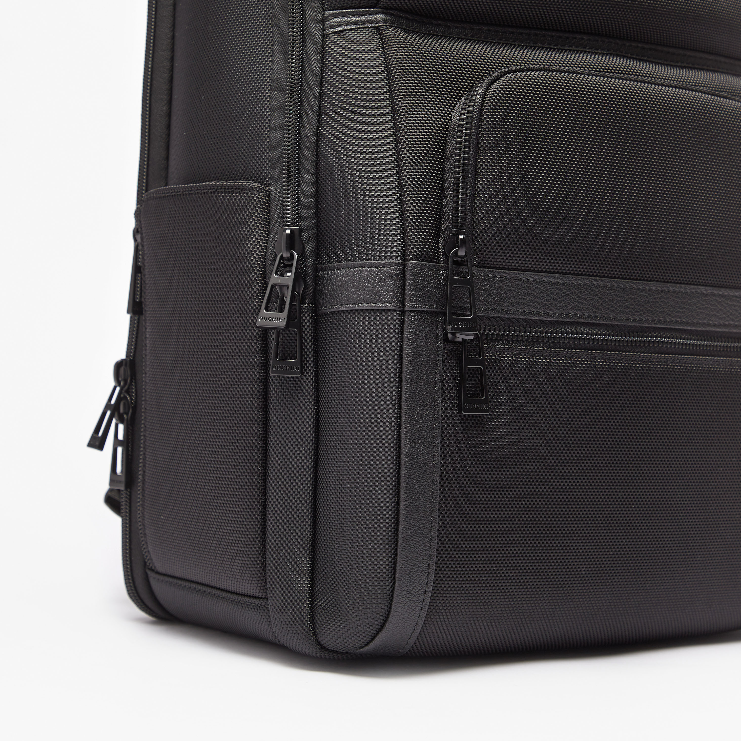 Duchini Textured Backpack with Zip Closure-men-bags-image-4