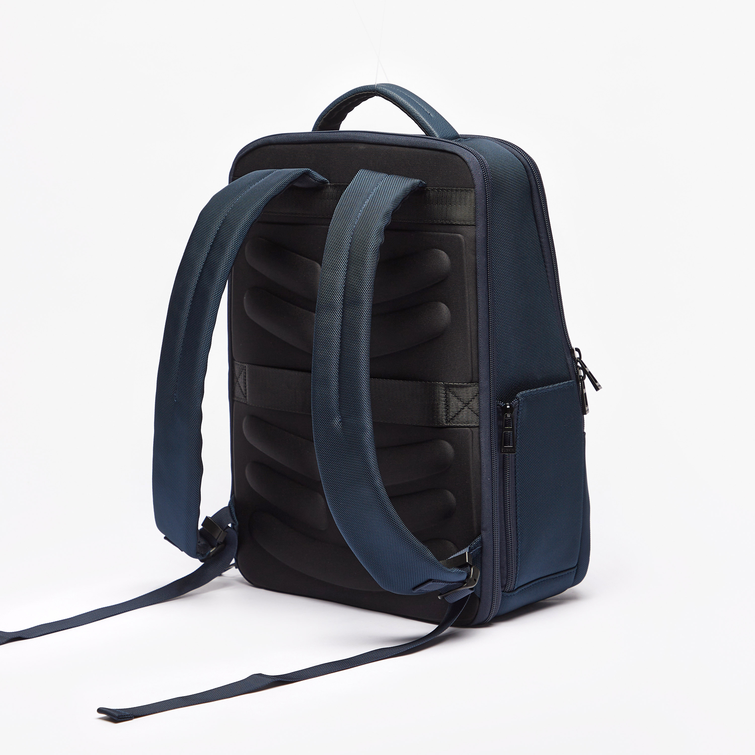 Duchini Textured Backpack with Zip Closure-men-bags-image-2