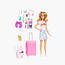 Barbie Doll & Accessories, Travel Set with Puppy, Suitcase, Barbie 'Malibu' with Blonde Hair-toys-dollsandplaysets-dollplaysets-image-1