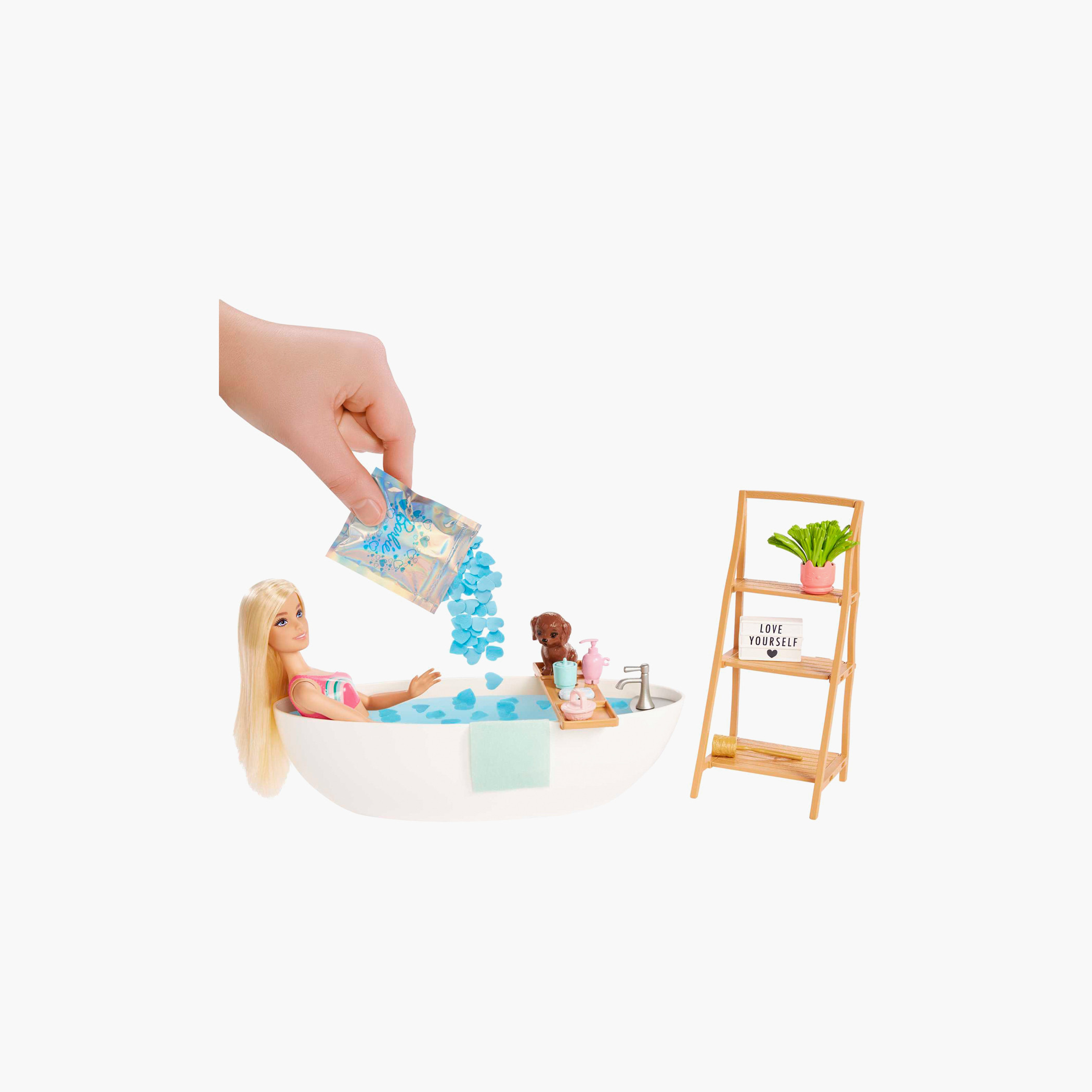 Barbie Soap Confetti Bathtub and Doll Playset-toys-dollsandplaysets-dollplaysets-image-4