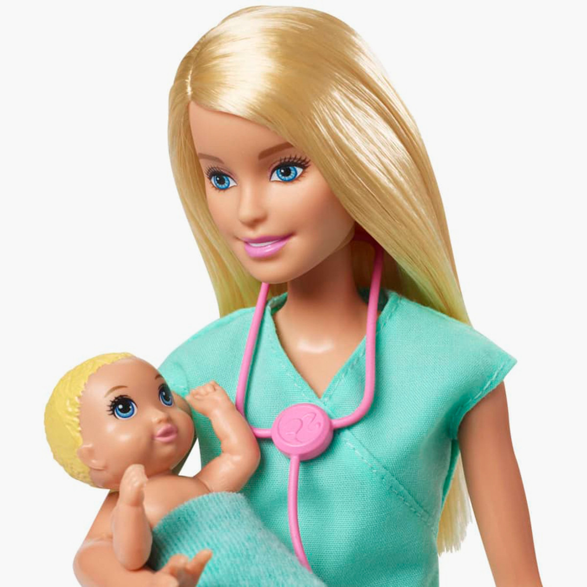 Barbie baby doctor store doll & playset