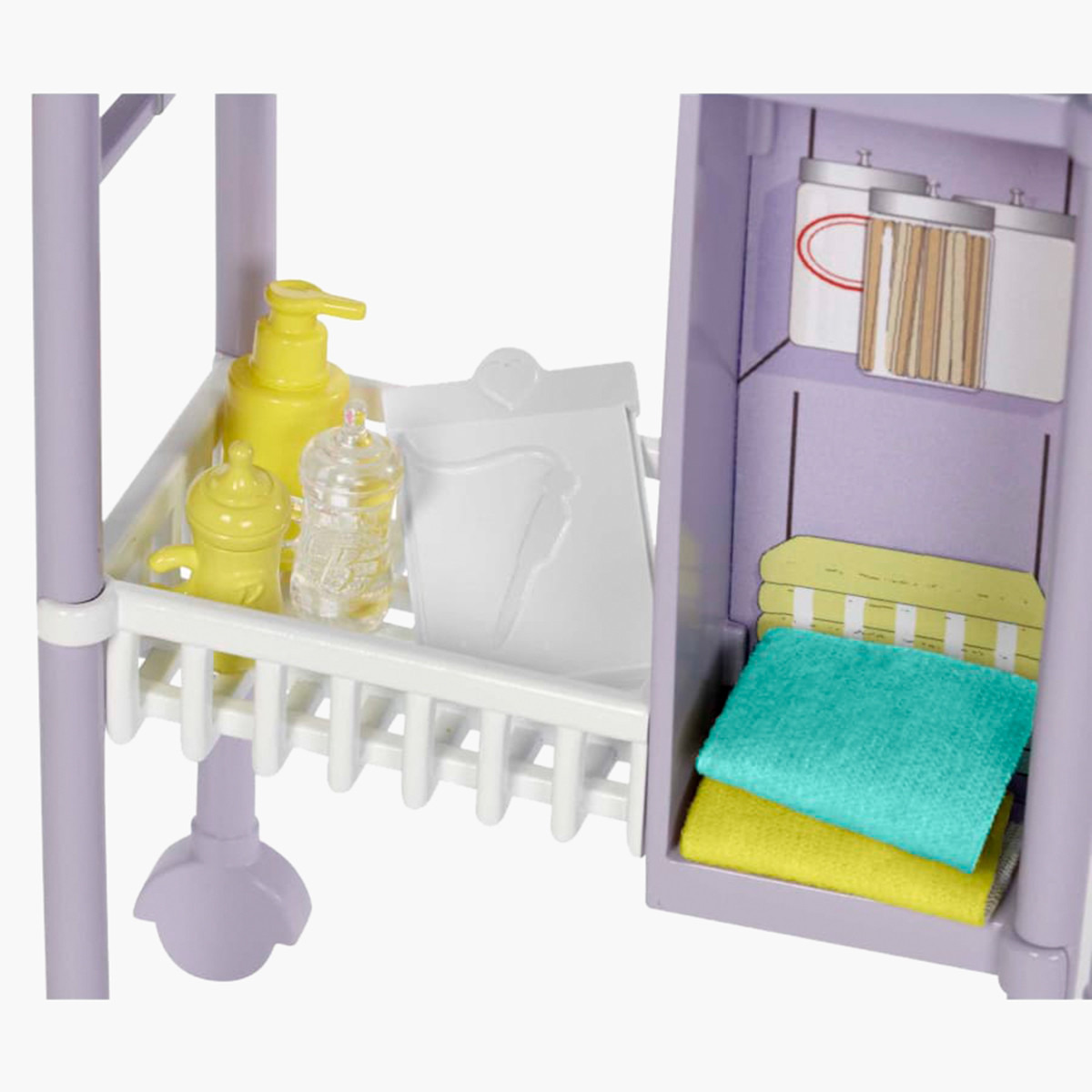 Barbie kitchen cheap and bathroom set