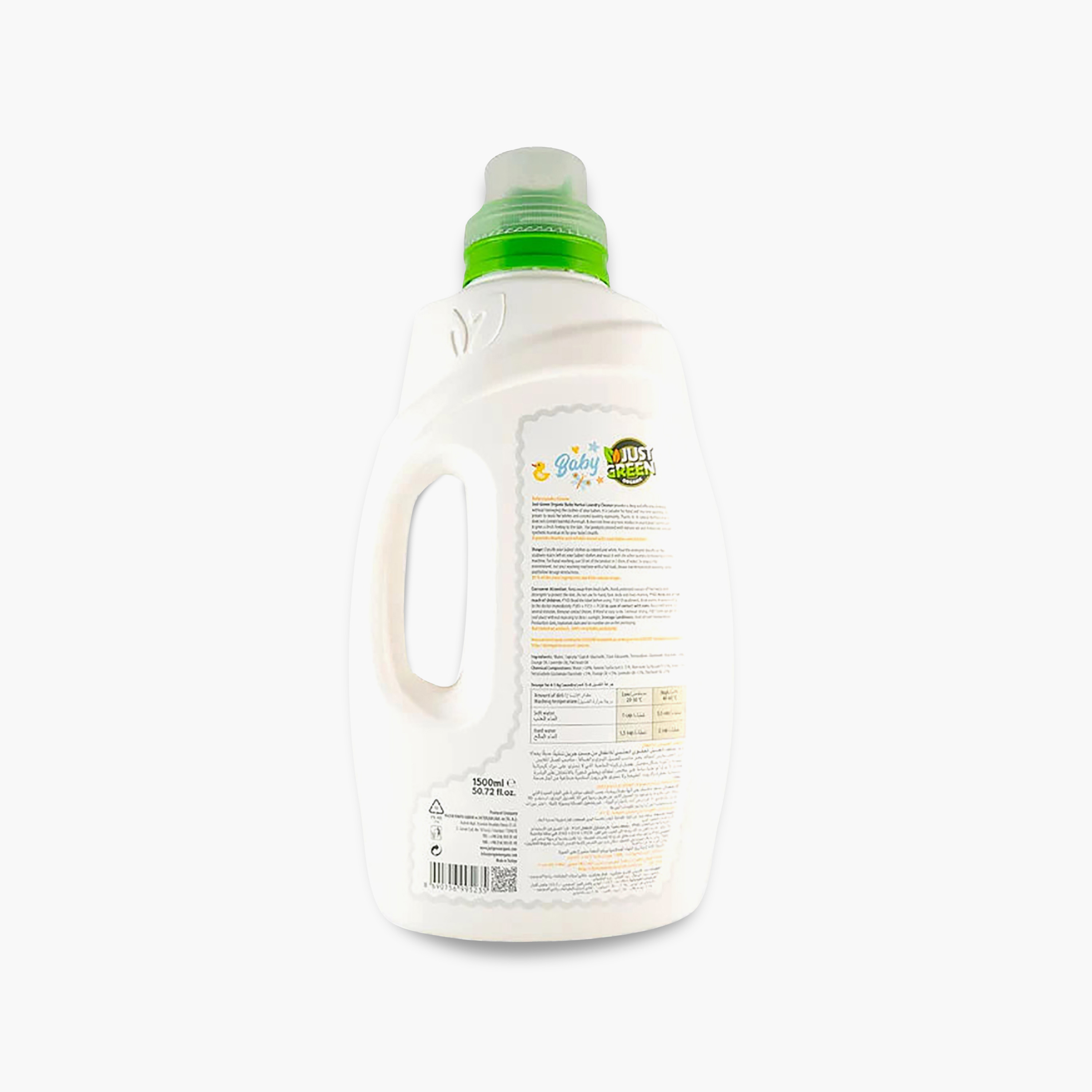 Just Green Organic Cleaning Liquid with Hypoallergenic Formula-baby-feeding-cleaningliquids-image-2